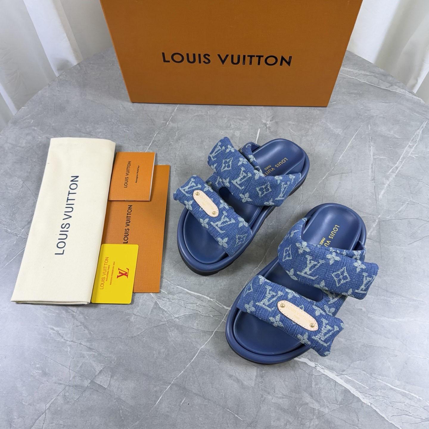Louis Vuitton Pool Pillow Comfort Mule 1AJN80 - DesignerGu