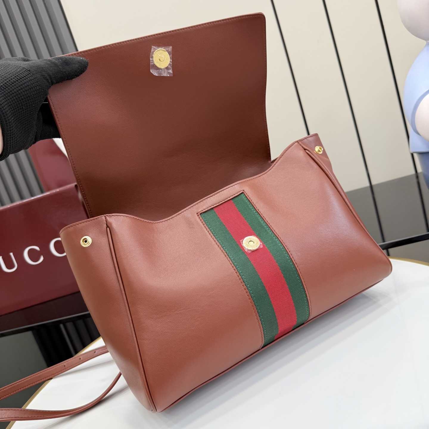 Gucci Paparazzo Medium Top Handle Bag - DesignerGu