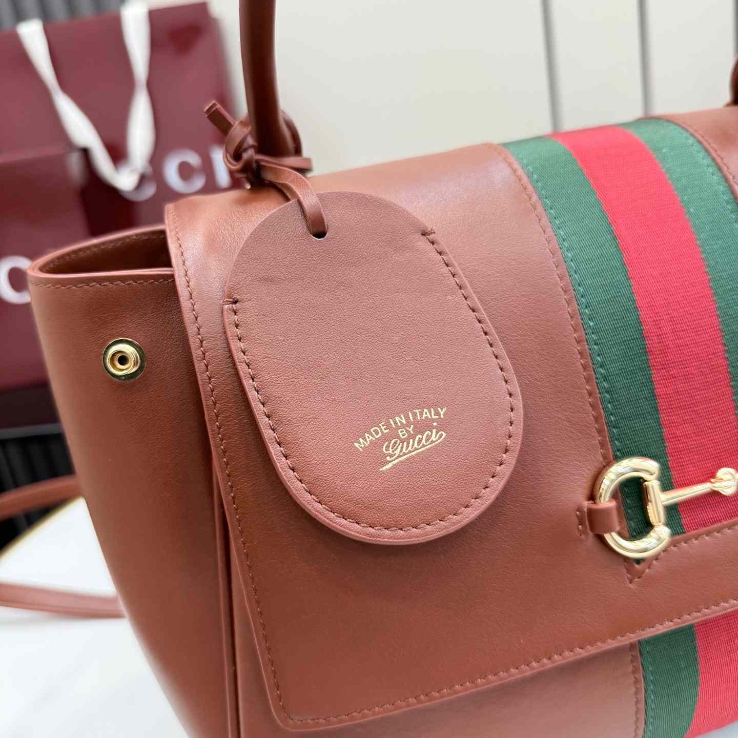 Gucci Paparazzo Medium Top Handle Bag - DesignerGu