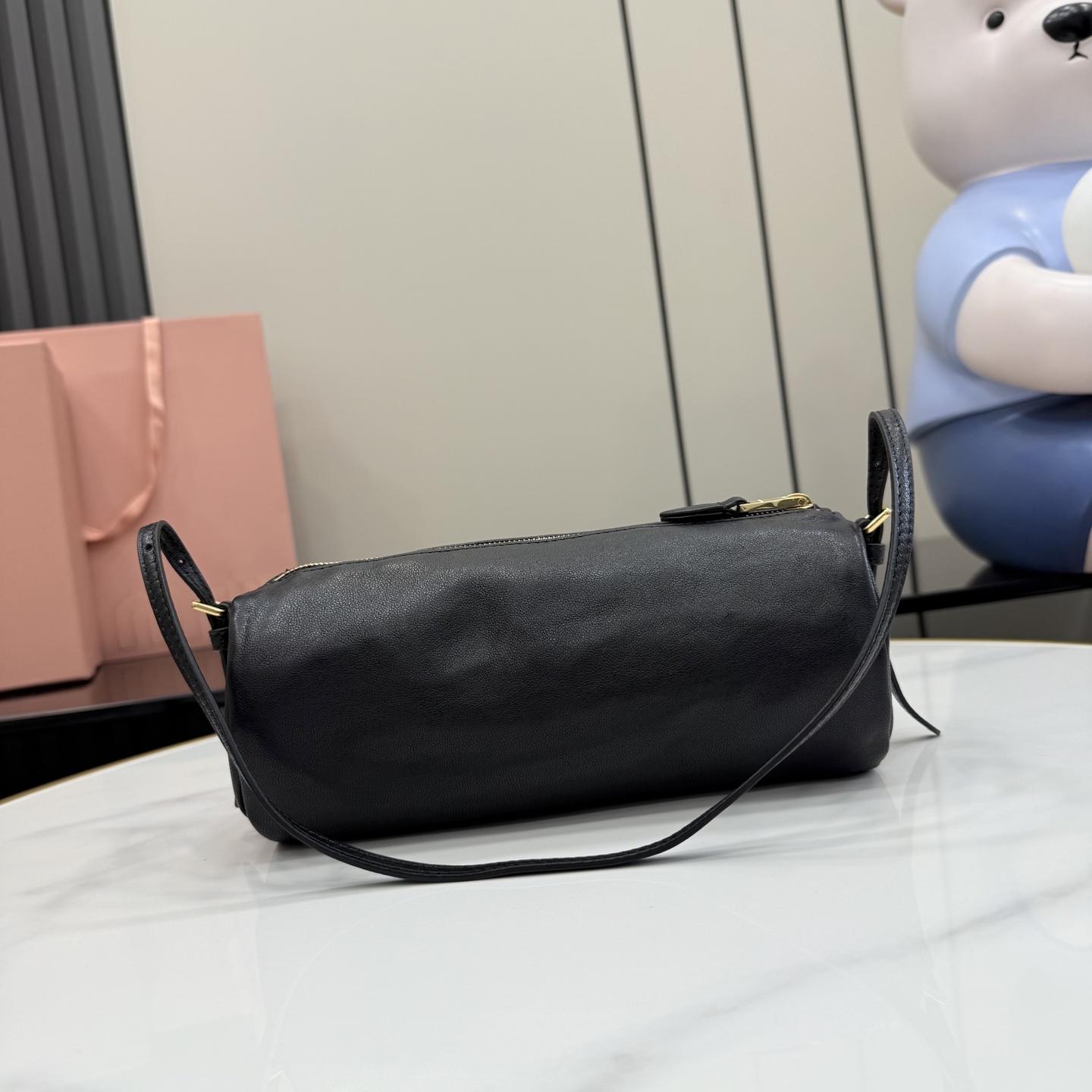 Miu Miu Nappa Leather Pouch - DesignerGu