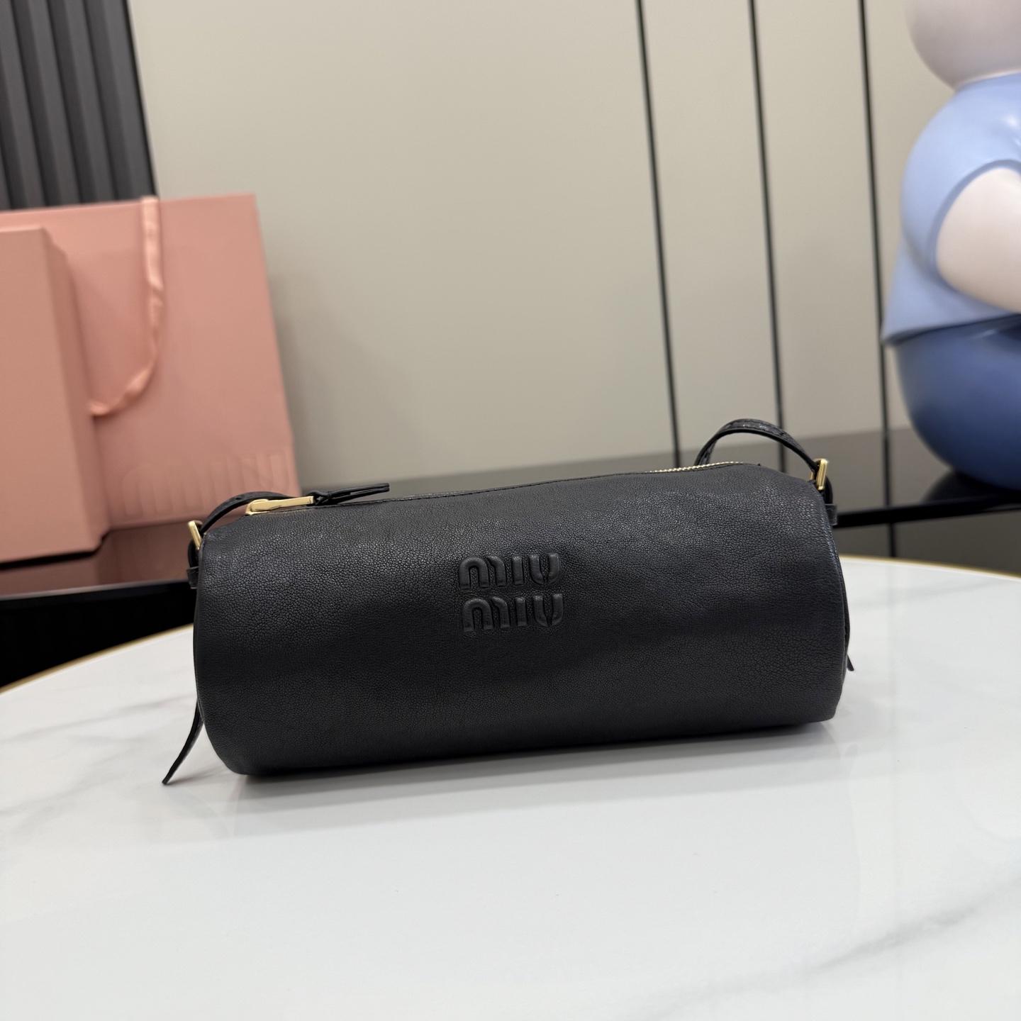 Miu Miu Nappa Leather Pouch - DesignerGu