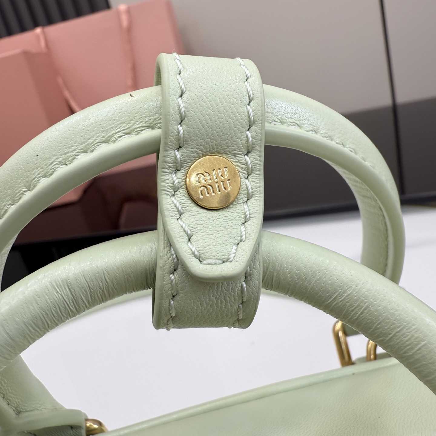 Miu Miu Arcadie Matelassé Nappa Leather Bag - DesignerGu