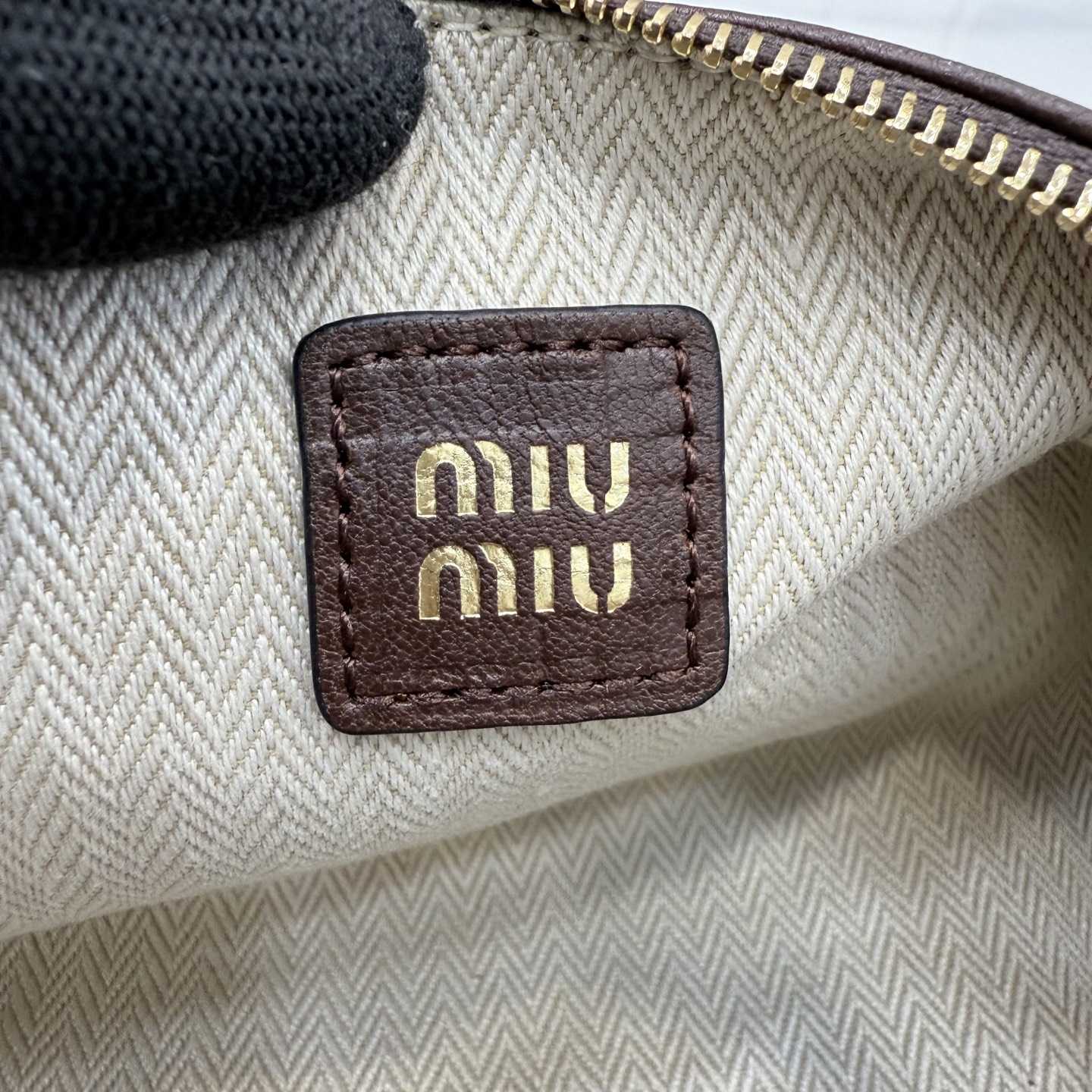 Miu Miu Nappa Leather Pouch - DesignerGu