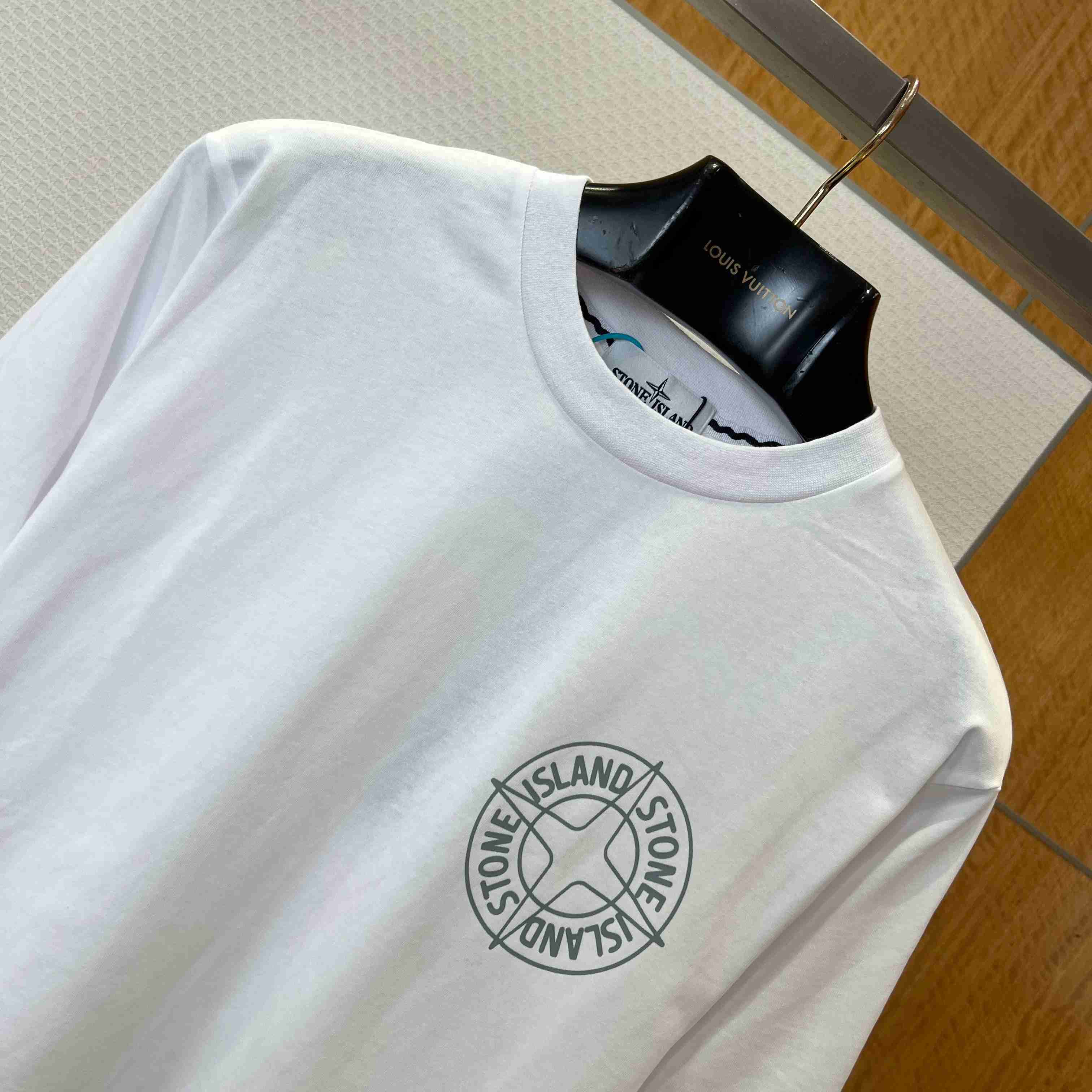 Stone Island Cotton Logo T-shirt - DesignerGu