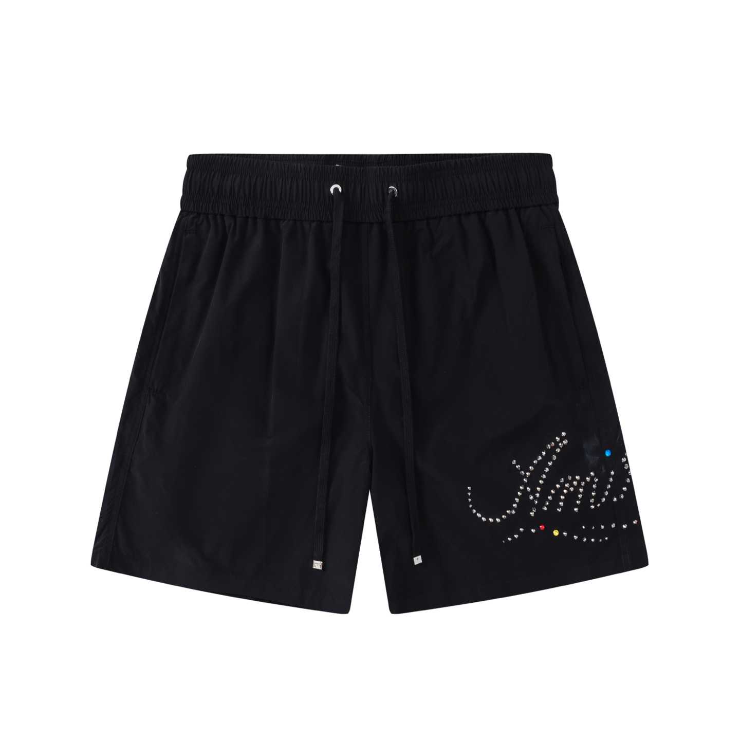Amiri  Logo Studded Drawstring Shorts - DesignerGu