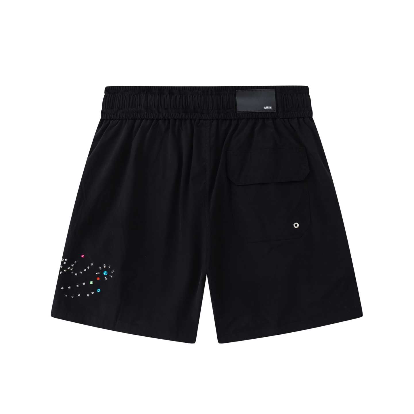 Amiri  Logo Studded Drawstring Shorts - DesignerGu