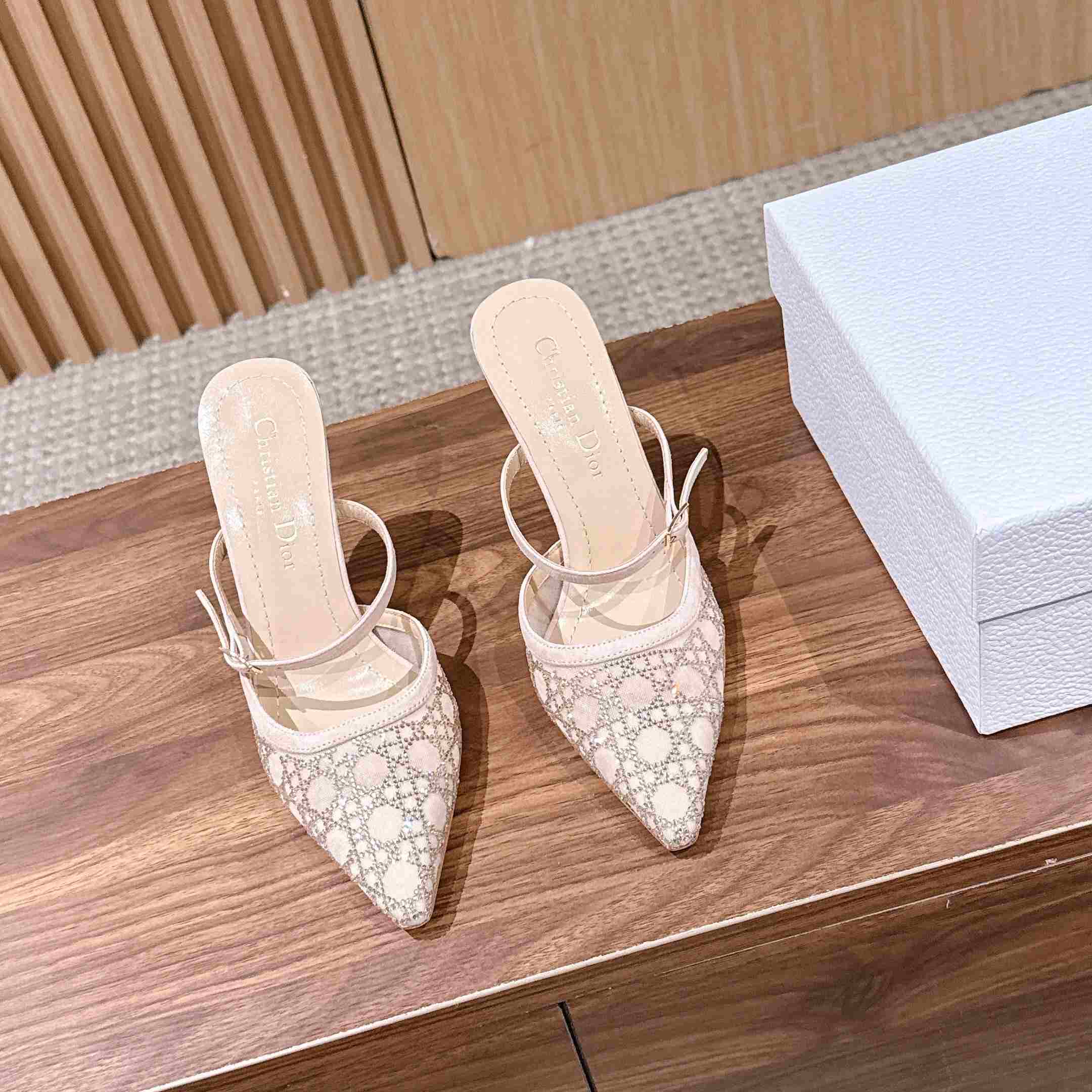 Dior Capture Heeled Mule - DesignerGu