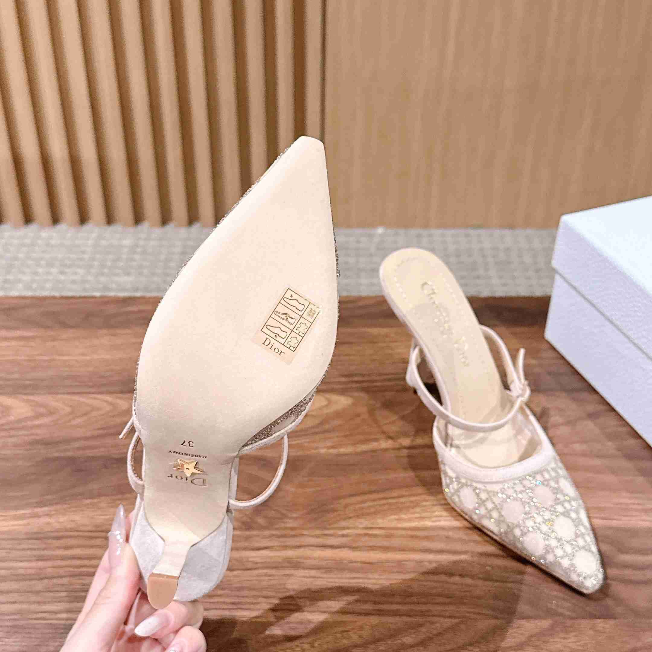 Dior Capture Heeled Mule - DesignerGu
