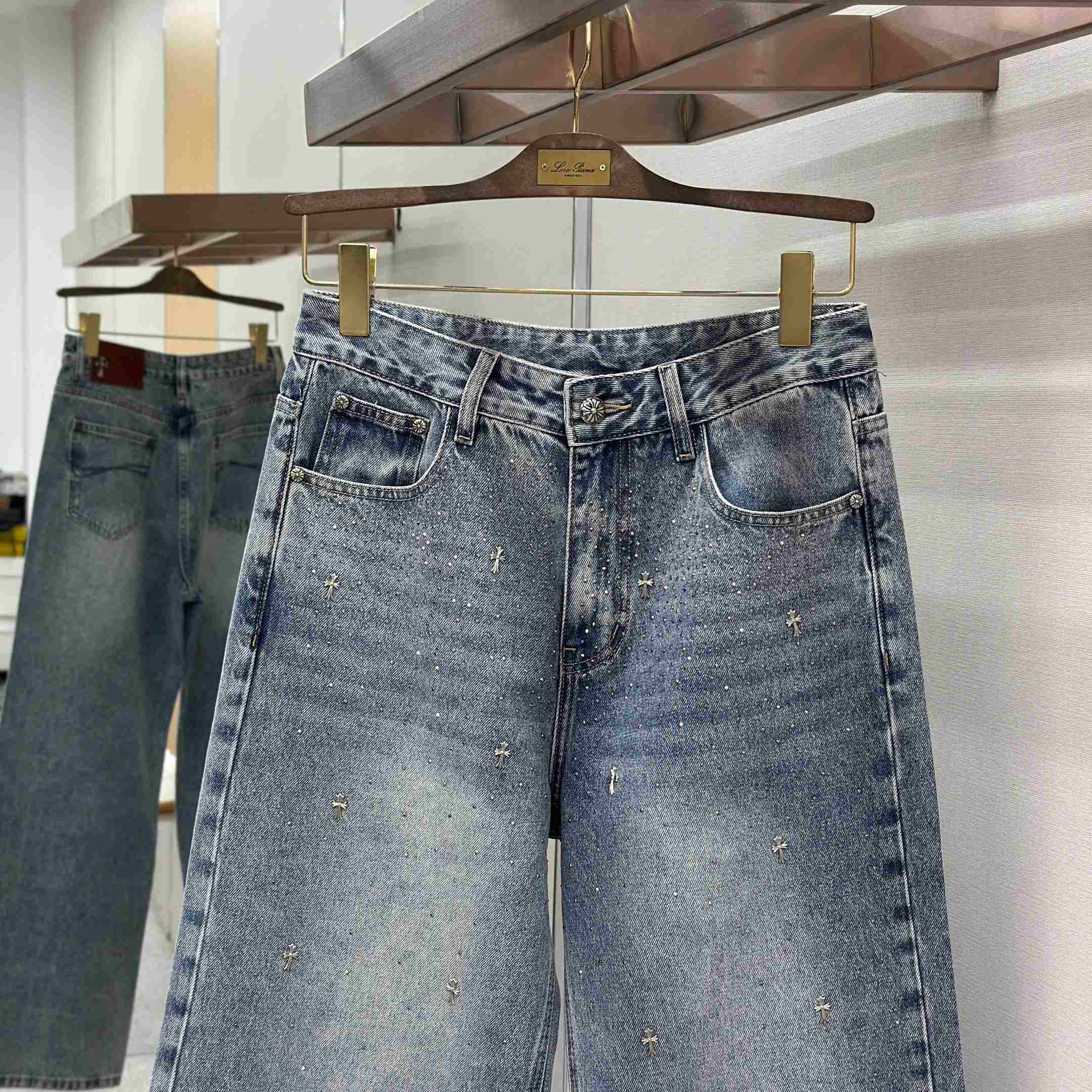 Chrome Hearts Jeans - DesignerGu