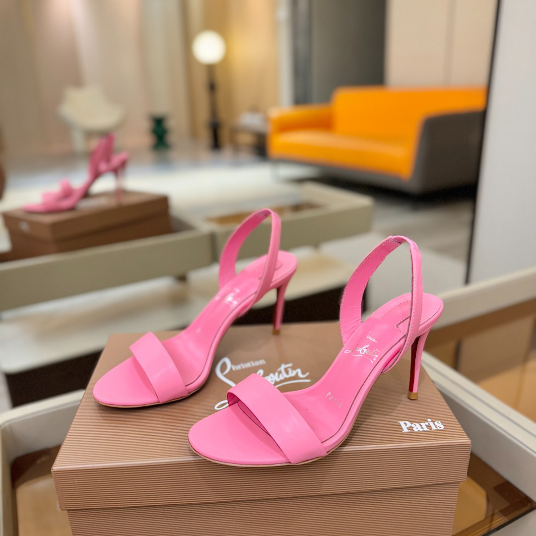 Christian Louboutin Marilyn Leather Sandals - DesignerGu