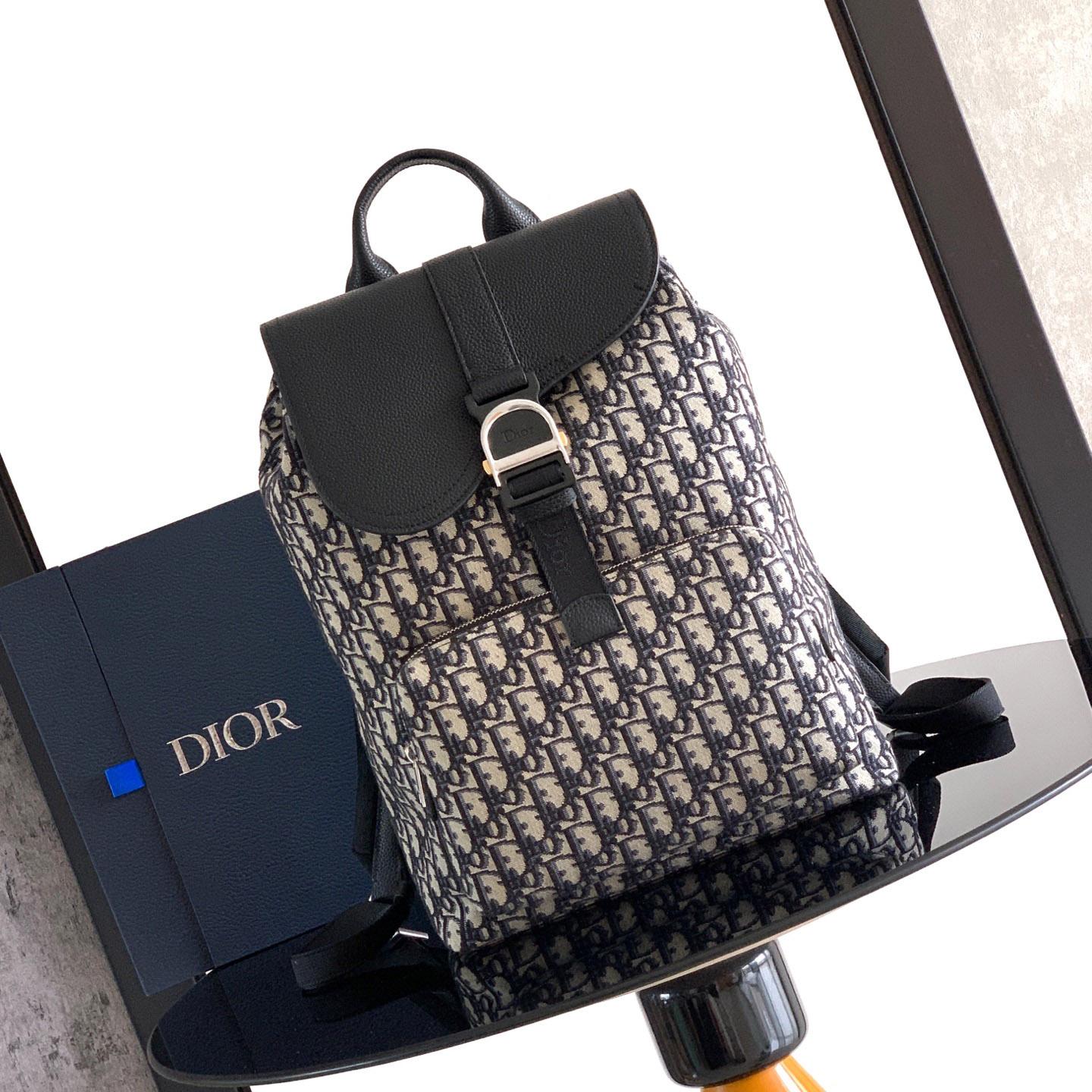 Dior Saddle Heritage Backpack With Flap - DesignerGu