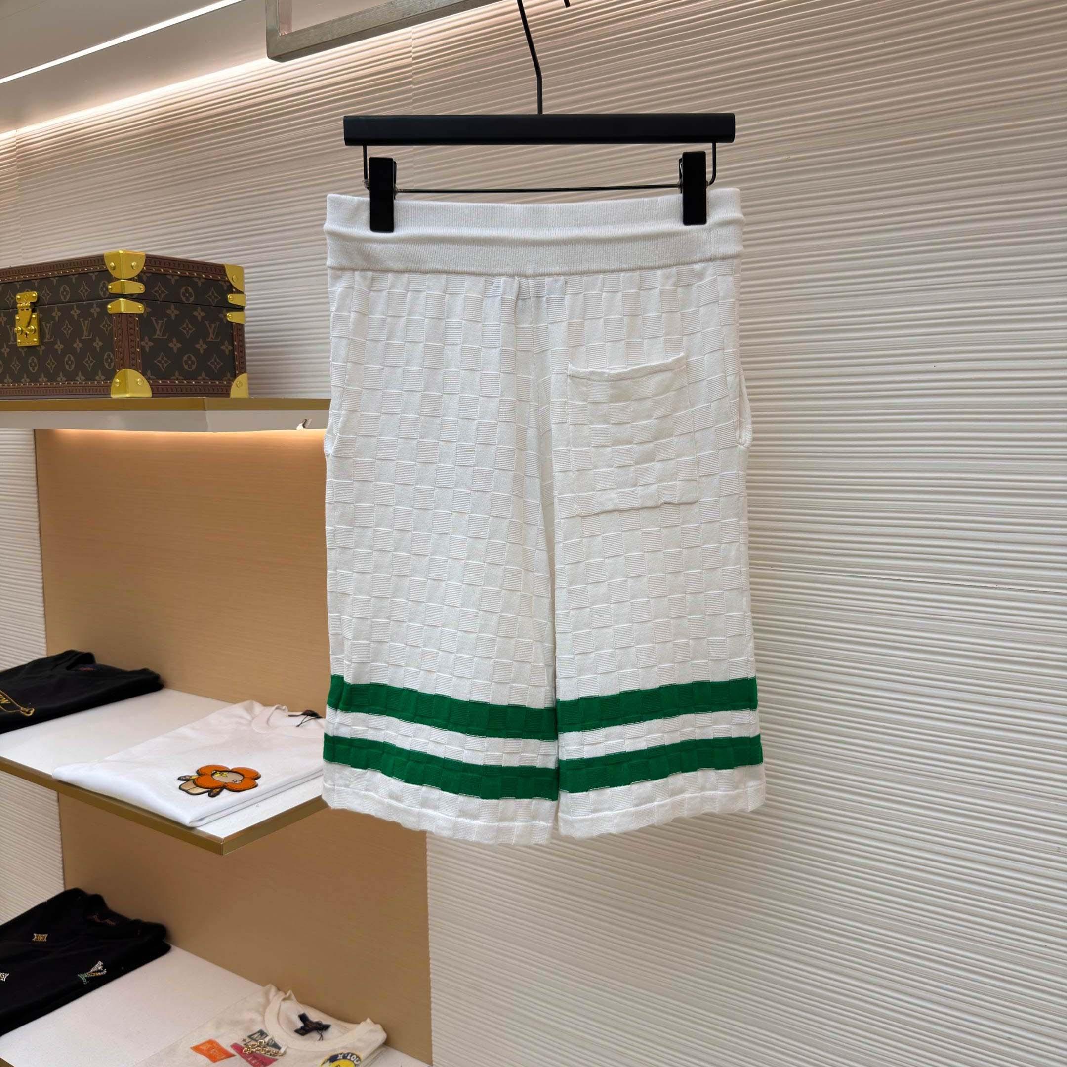 Louis Vuitton Damier Terry Tennis Shorts  - DesignerGu