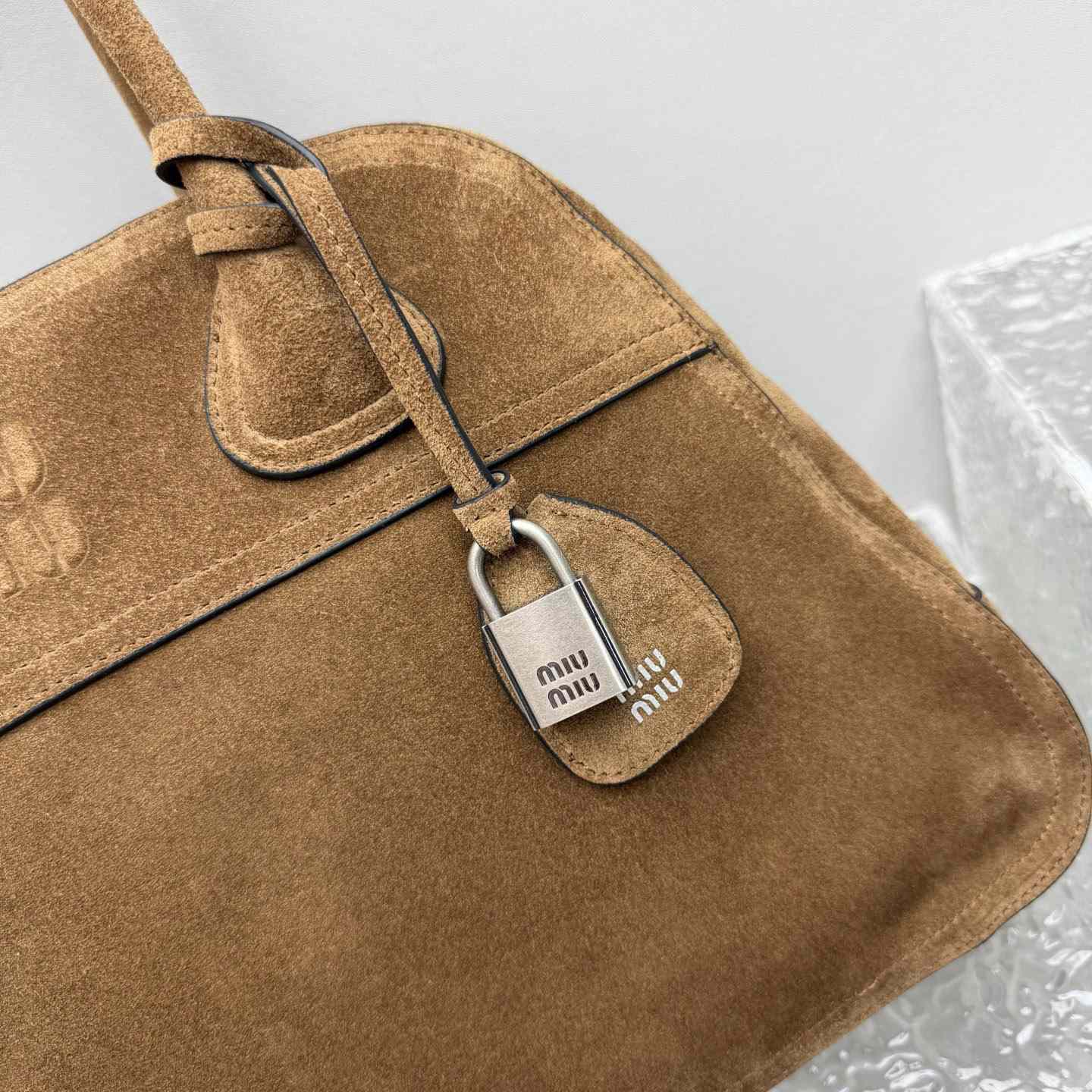 Miu Miu Vivant Suede Bag - DesignerGu