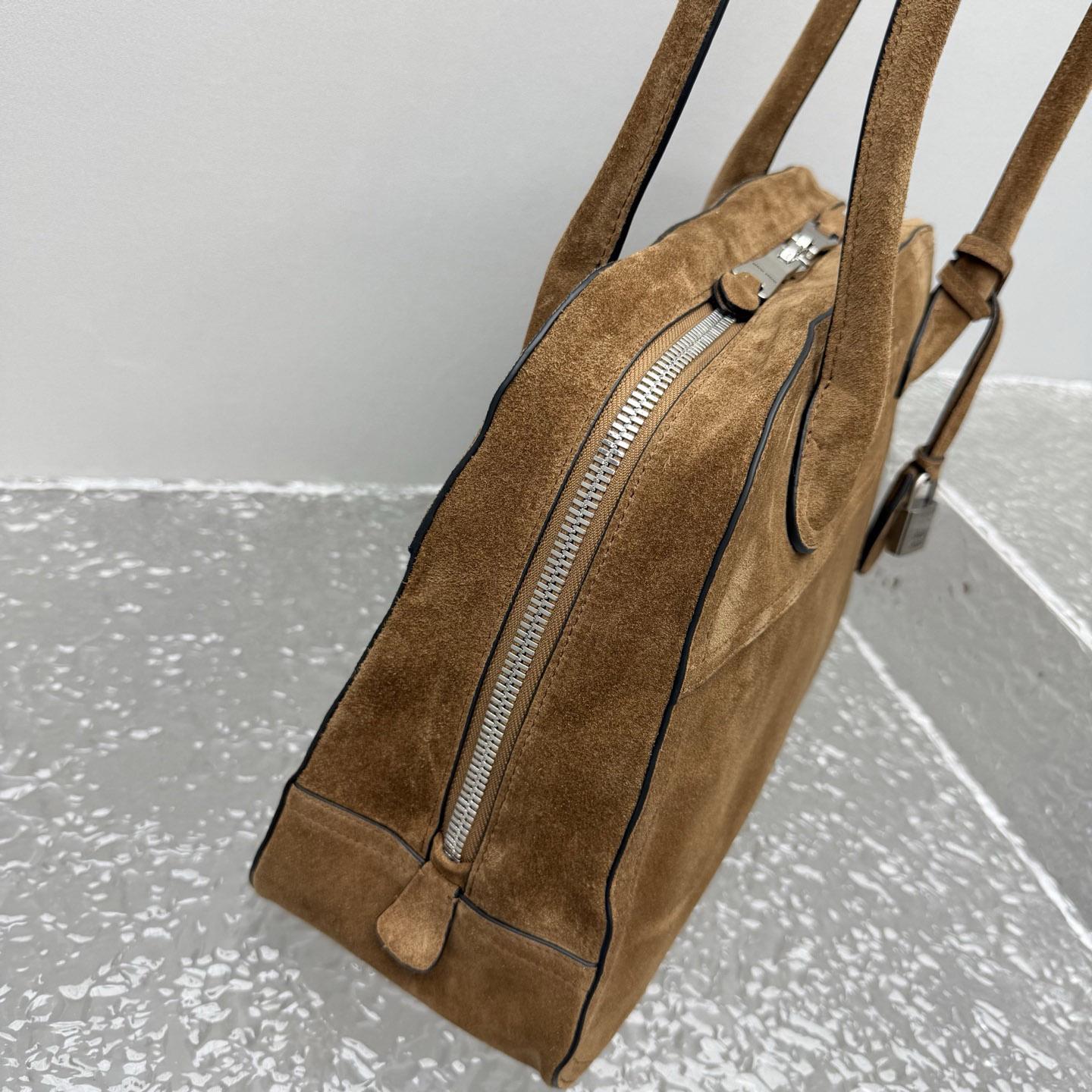 Miu Miu Vivant Suede Bag - DesignerGu