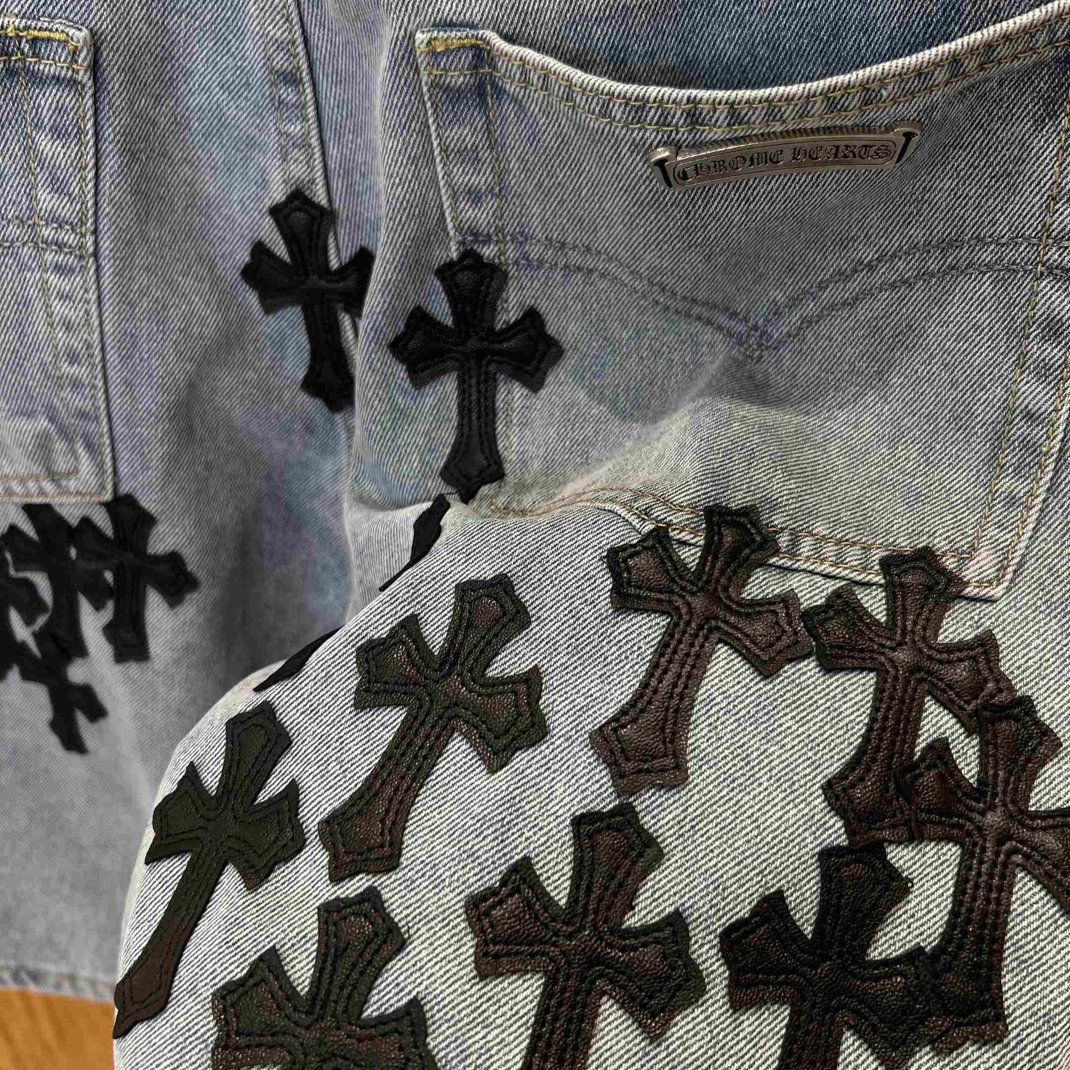 Chrome Hearts Denim Shorts - DesignerGu