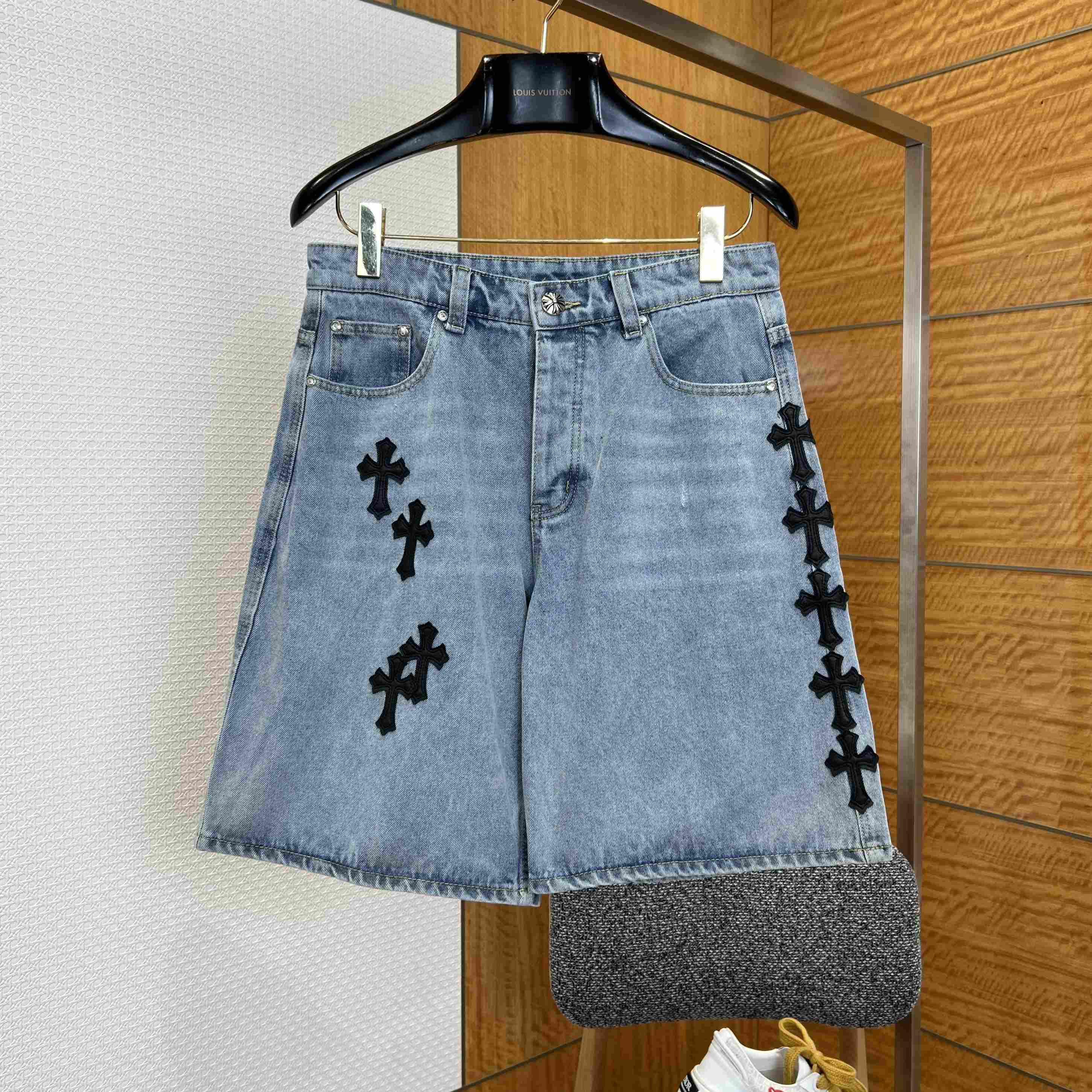 Chrome Hearts Denim Shorts - DesignerGu