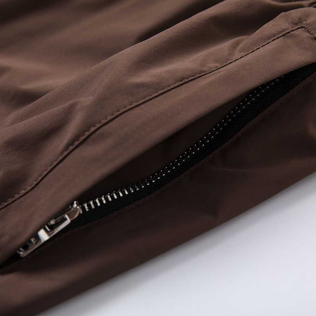 Amiri MA Gradient Bar Swim Trunks 'Brown' - DesignerGu