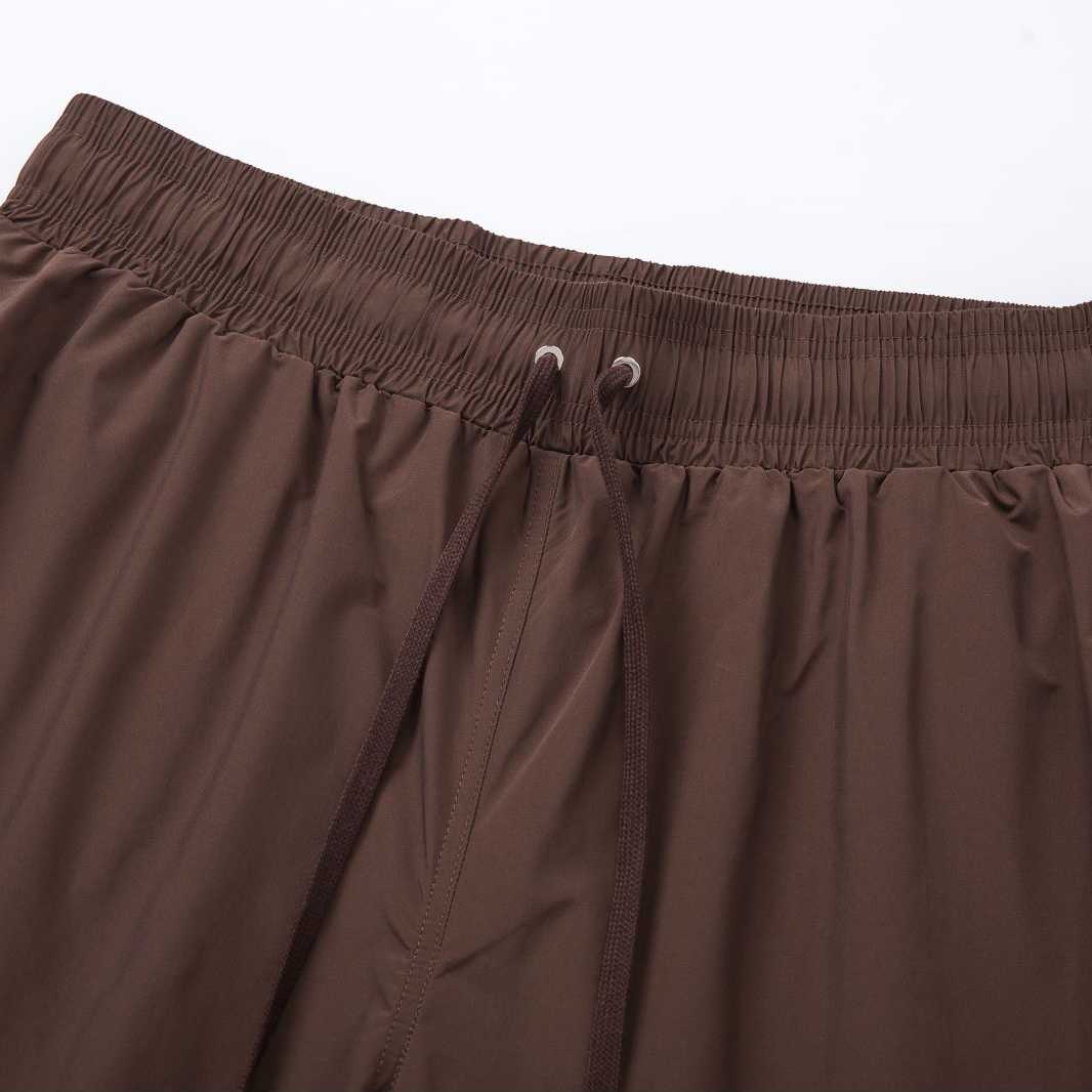 Amiri MA Gradient Bar Swim Trunks 'Brown' - DesignerGu
