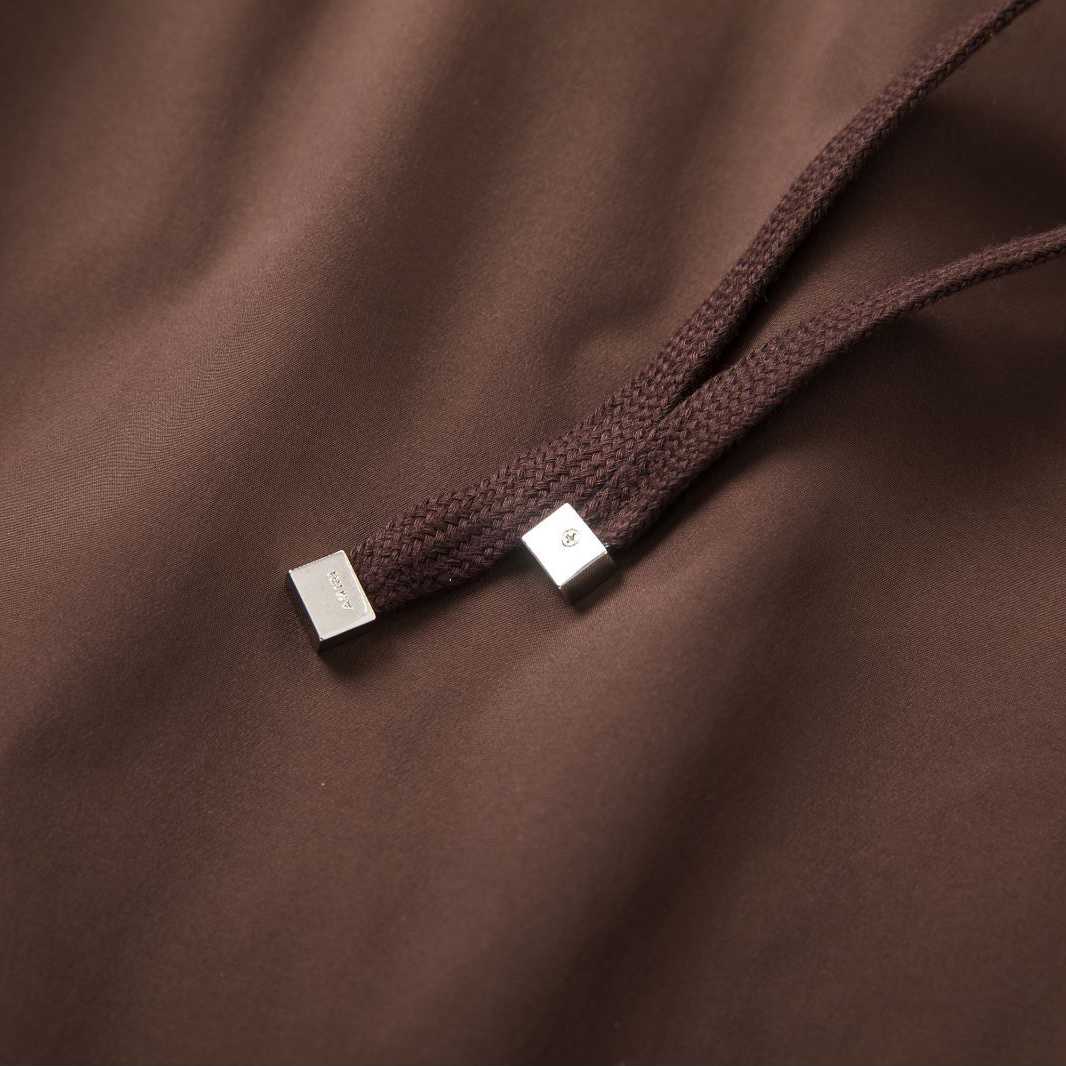 Amiri MA Gradient Bar Swim Trunks 'Brown' - DesignerGu