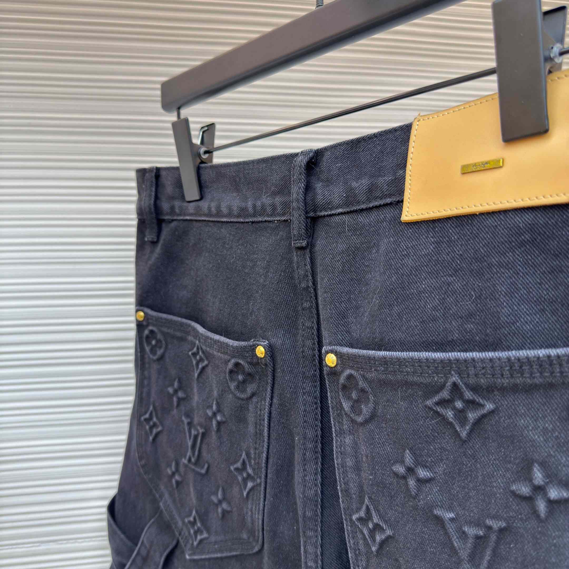 Louis Vuitton Denim Carpenter Shorts  - DesignerGu