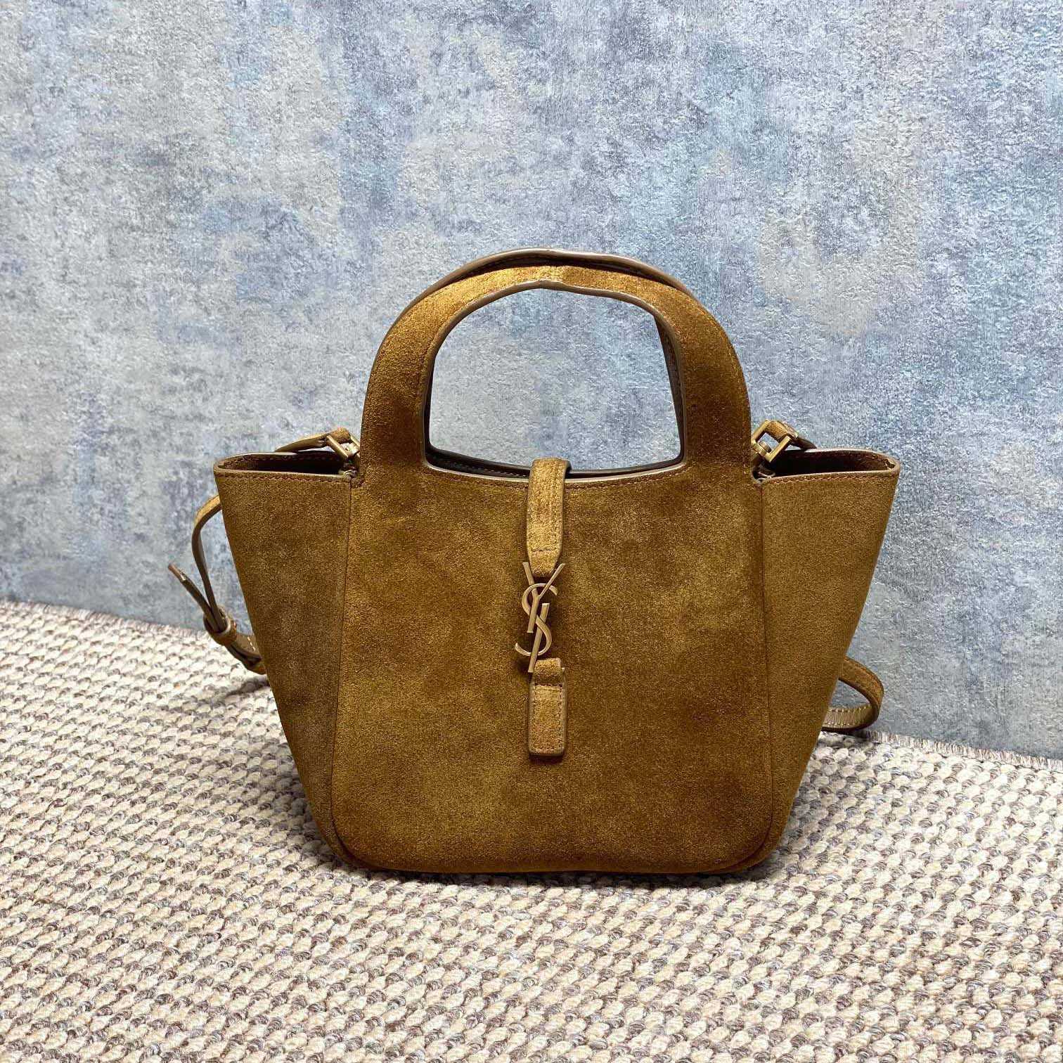 Saint Laurent LE 5 À 7 BABY BEA In Grained Leather - DesignerGu