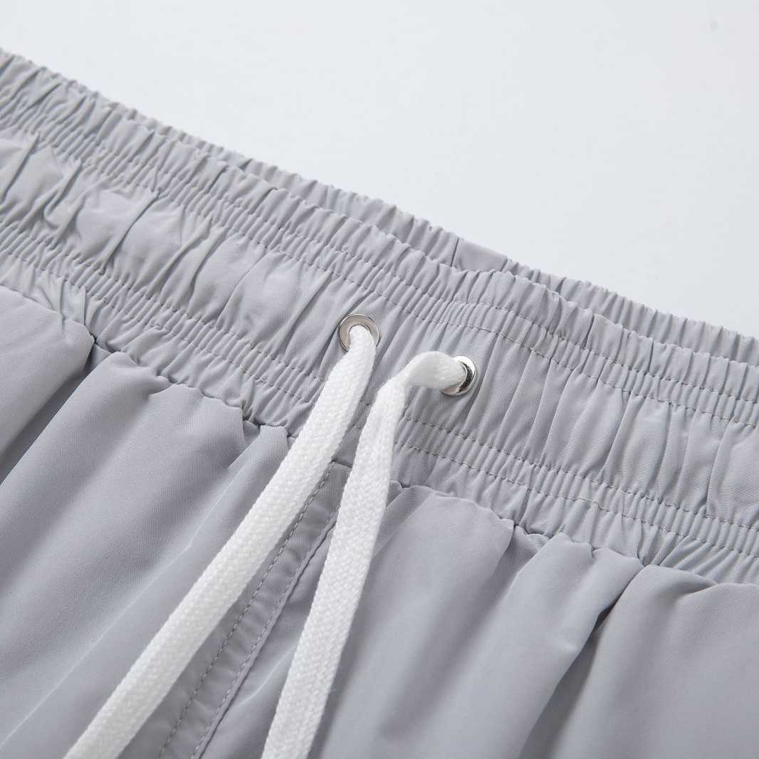 Amiri Stack Logo Swim Shorts In Stretch Limo - DesignerGu