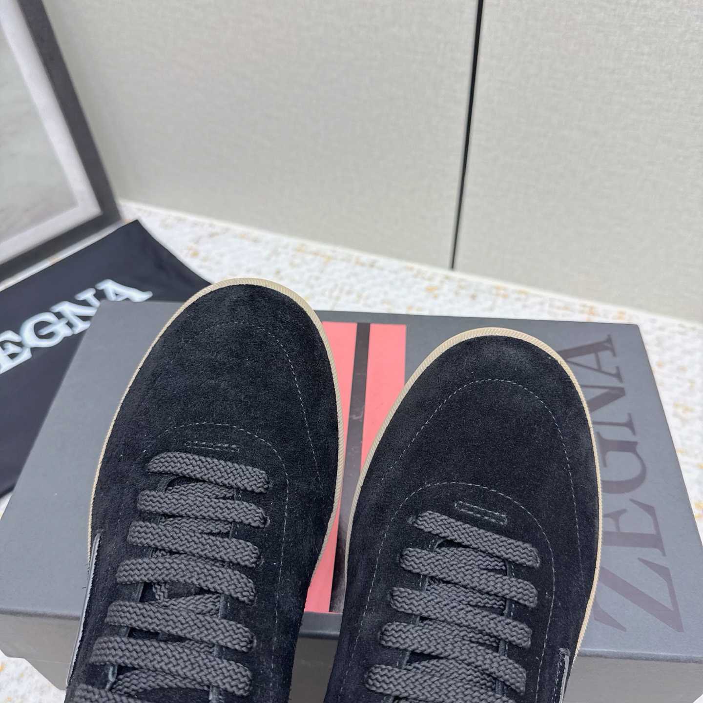 Zegna 232 Suede Sneakers - DesignerGu