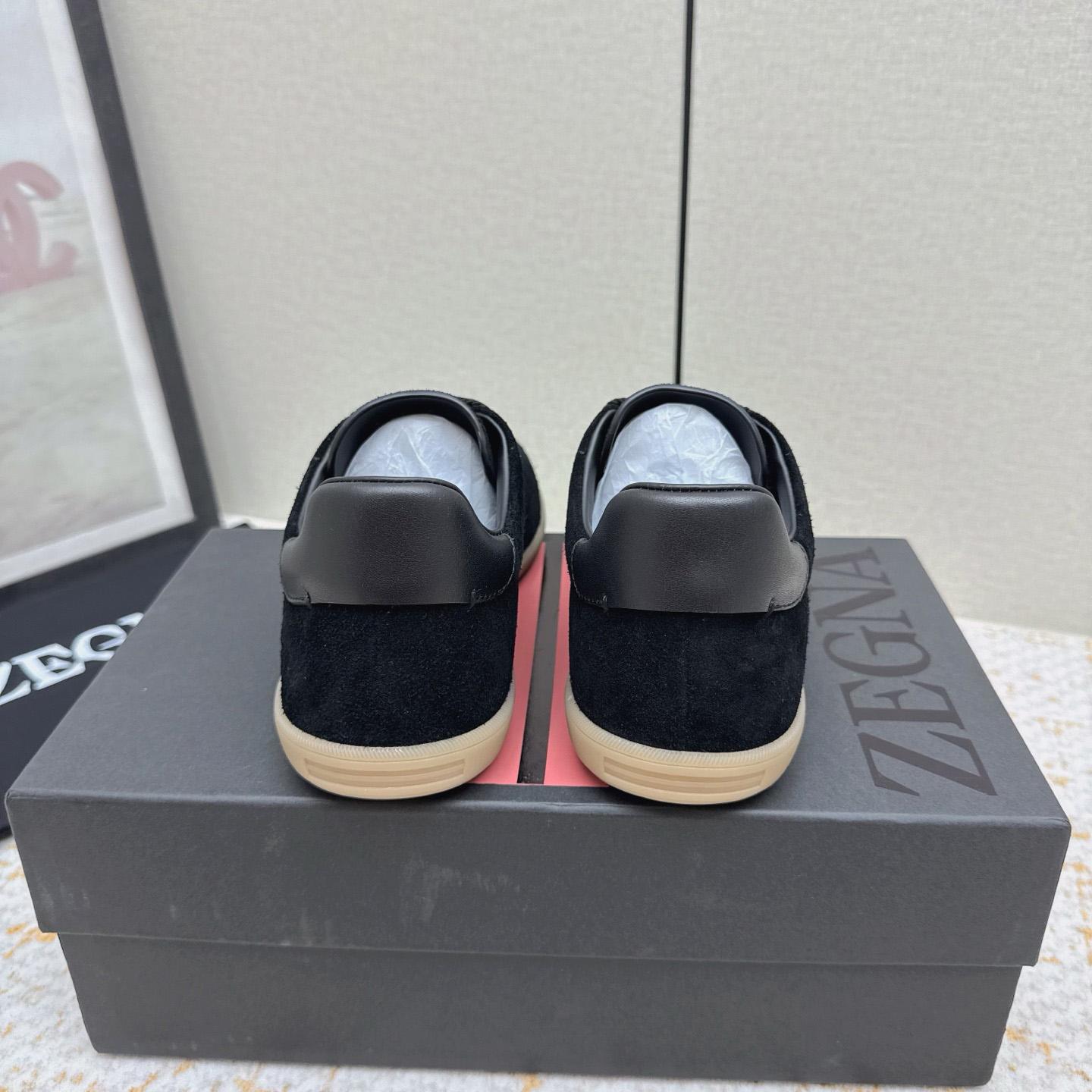 Zegna 232 Suede Sneakers - DesignerGu