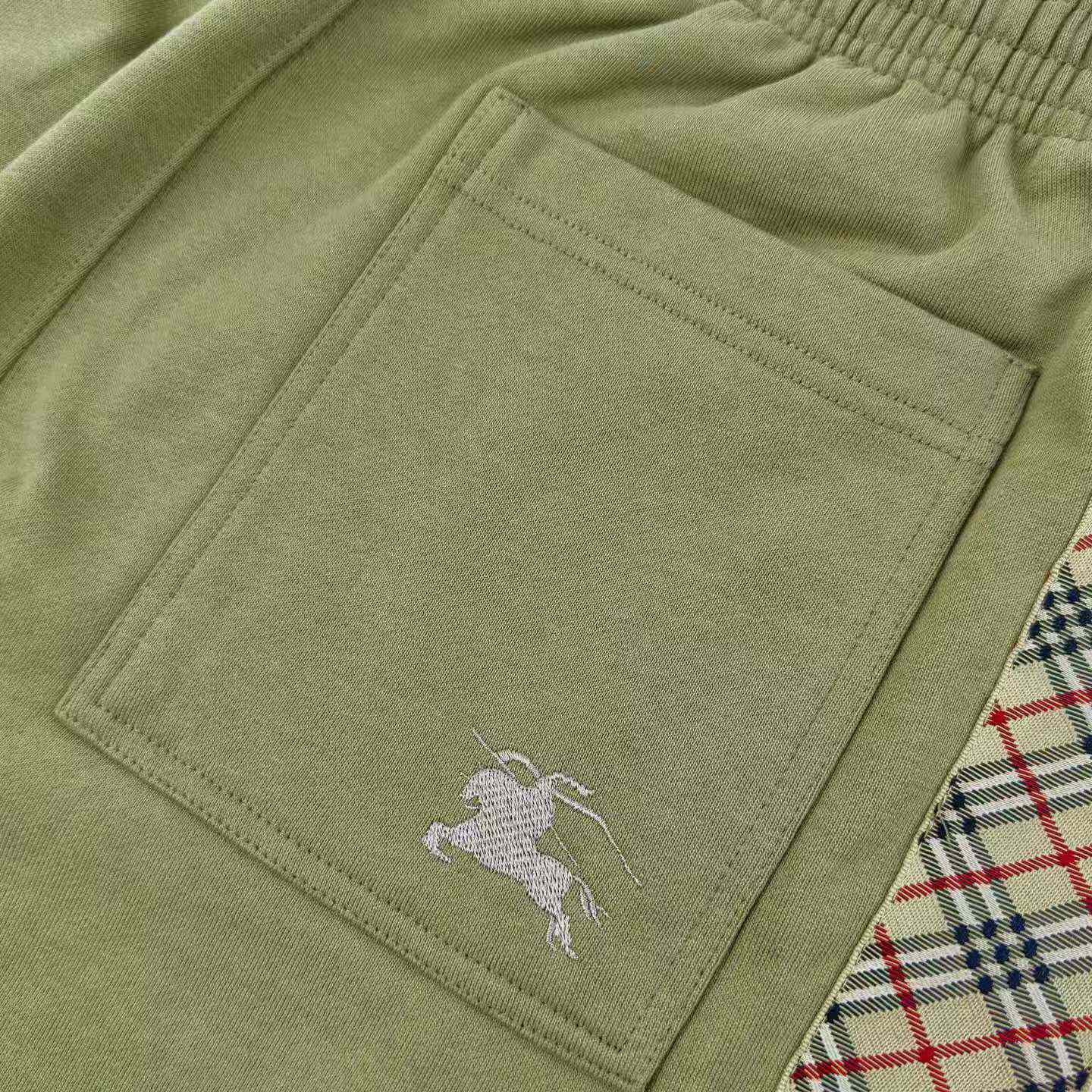 Burberry  Check Trim Cotton Shorts    - DesignerGu