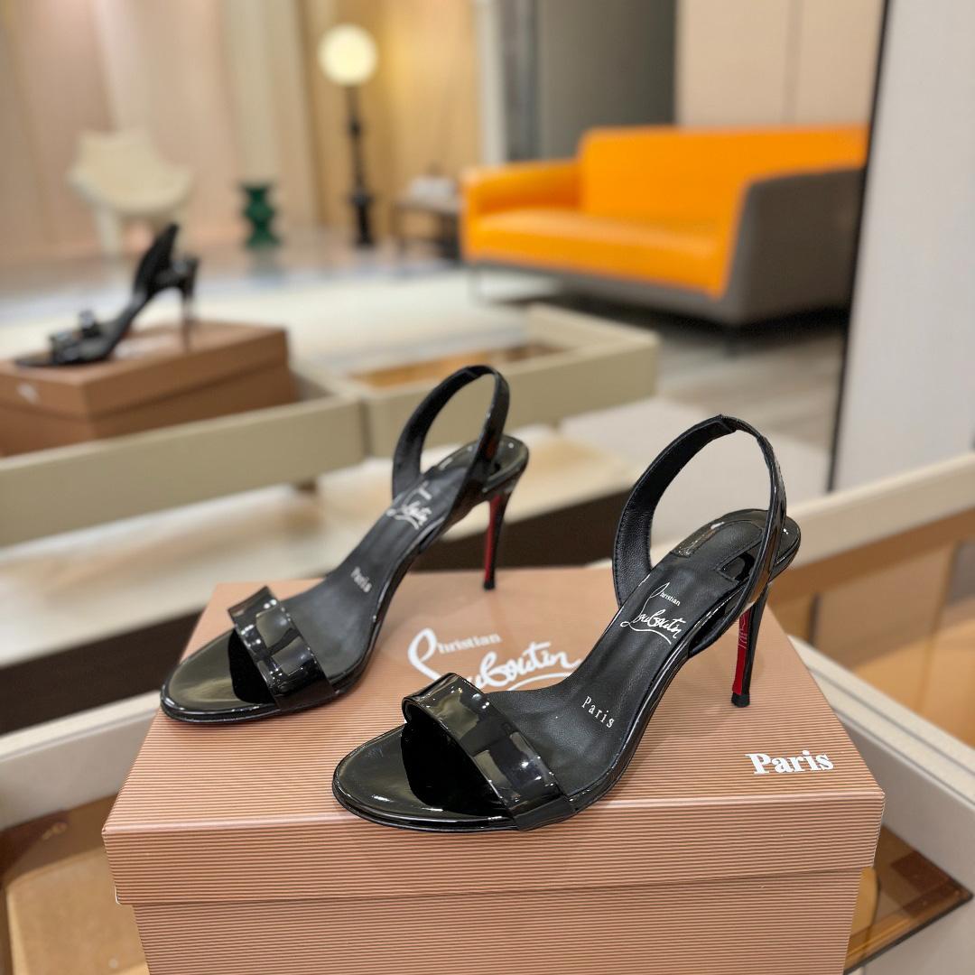 Christian Louboutin Marilyn Leather Sandals - DesignerGu