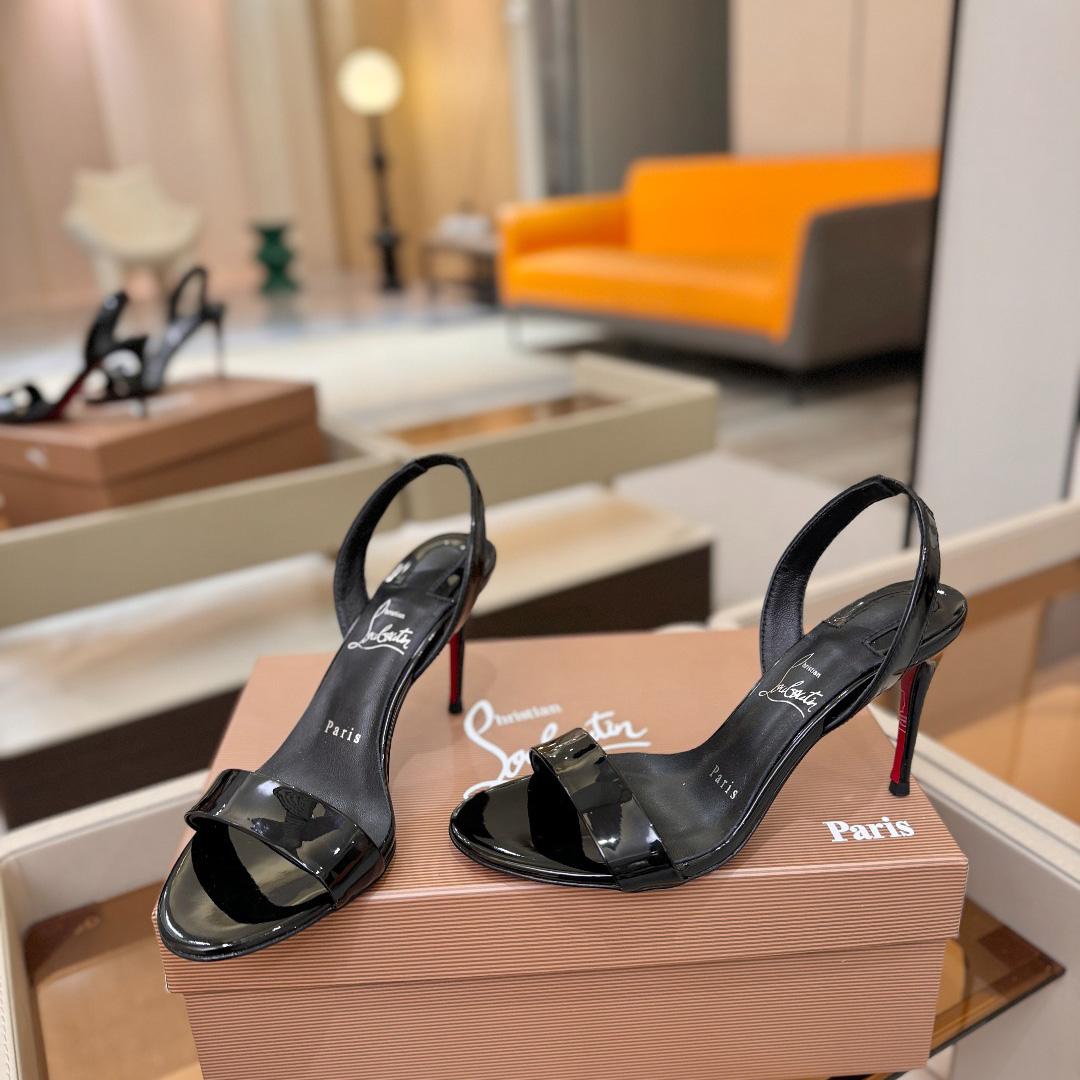 Christian Louboutin Marilyn Leather Sandals - DesignerGu