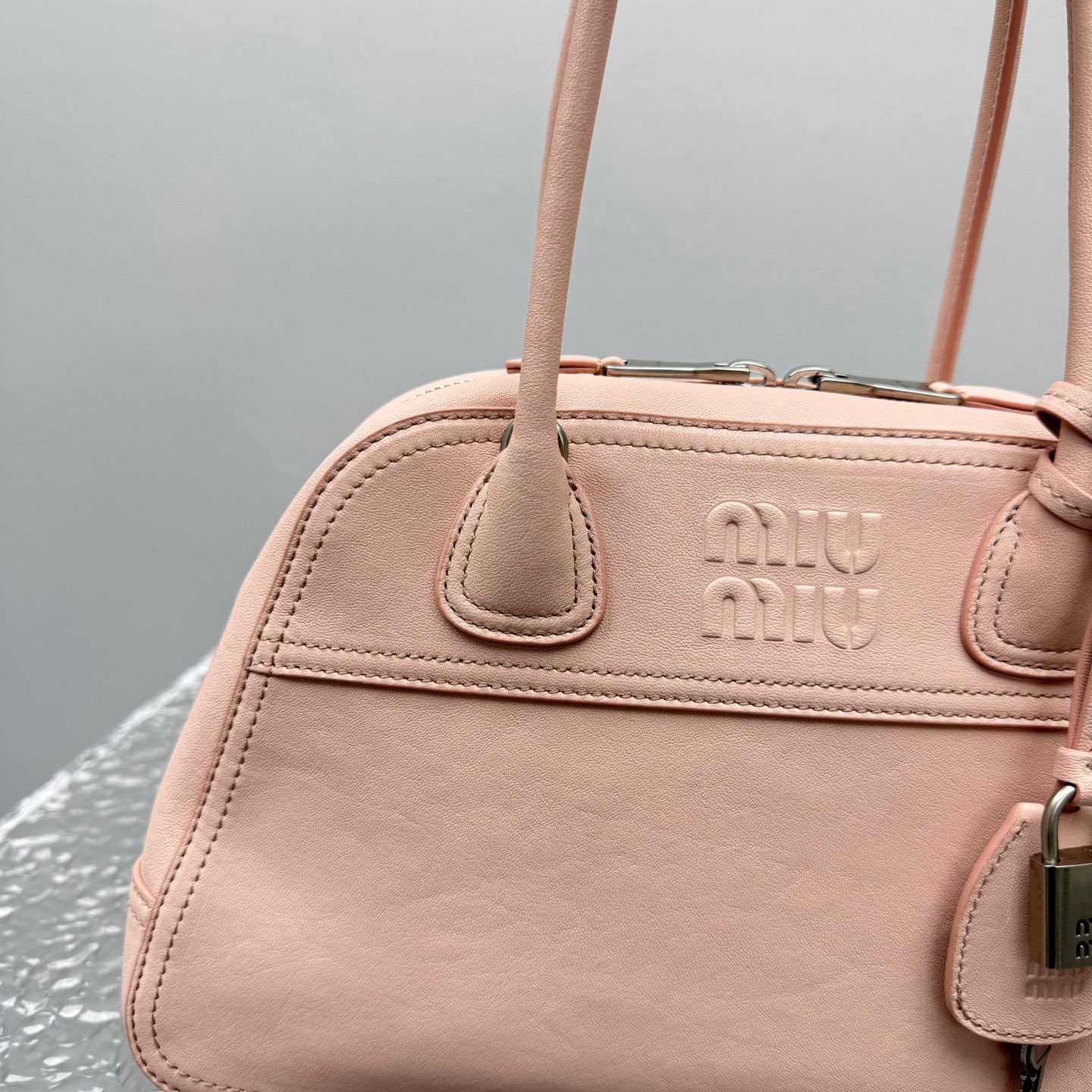 Miu Miu Vivant Nappa Leather Bag - DesignerGu