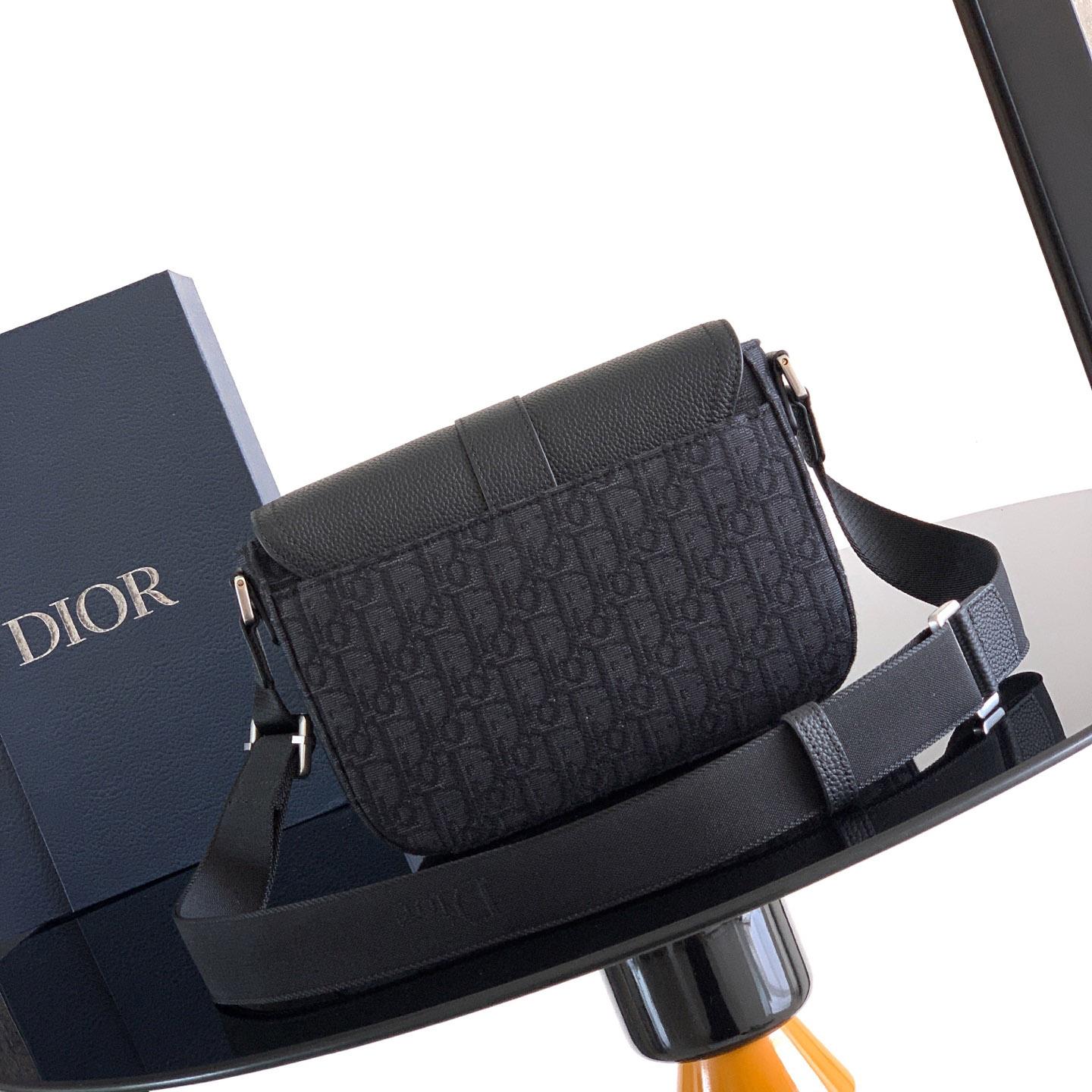 Dior Saddle Heritage Messenger Bag With Flap - DesignerGu