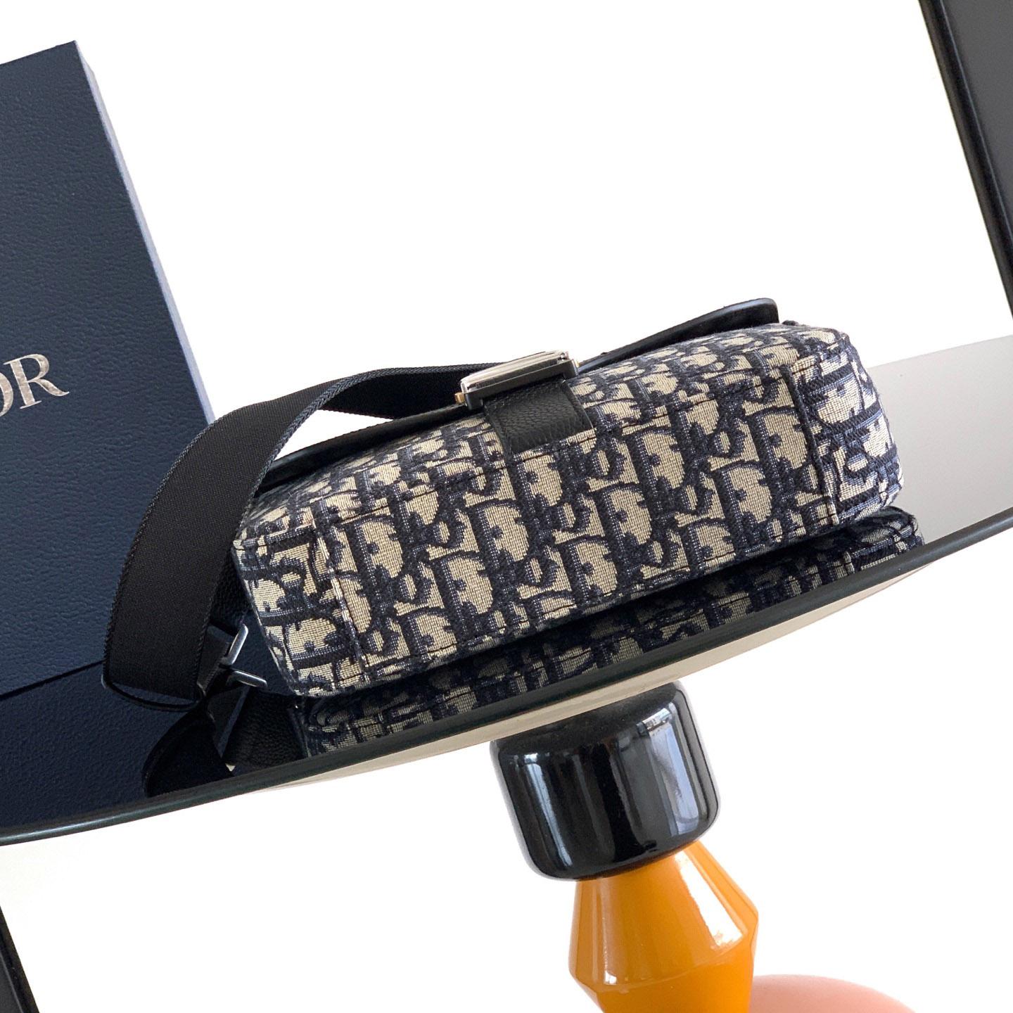 Dior Saddle Heritage Messenger Bag With Flap - DesignerGu