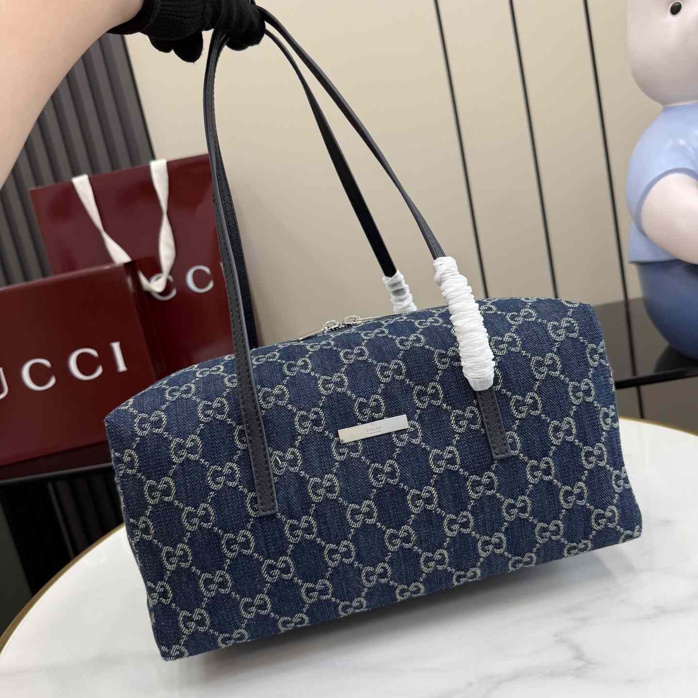 Gucci Gucci Melrose Medium Boston Bag - DesignerGu