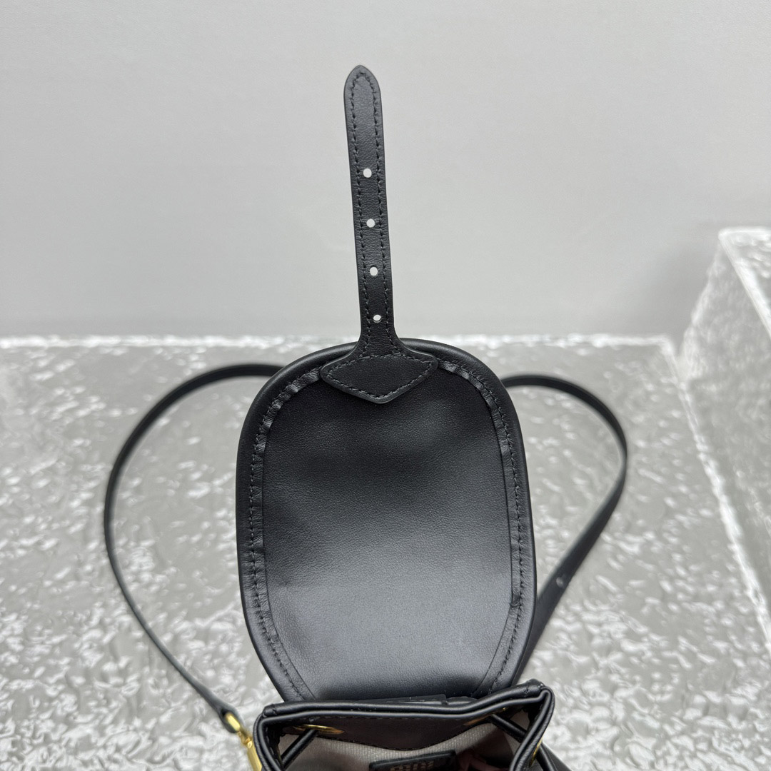 Miu Miu  Leather Mini-Backpack - DesignerGu