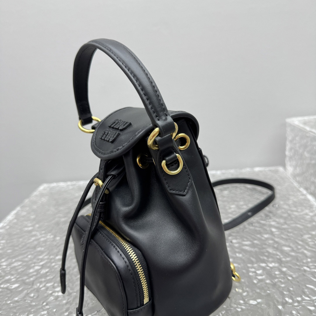 Miu Miu  Leather Mini-Backpack - DesignerGu