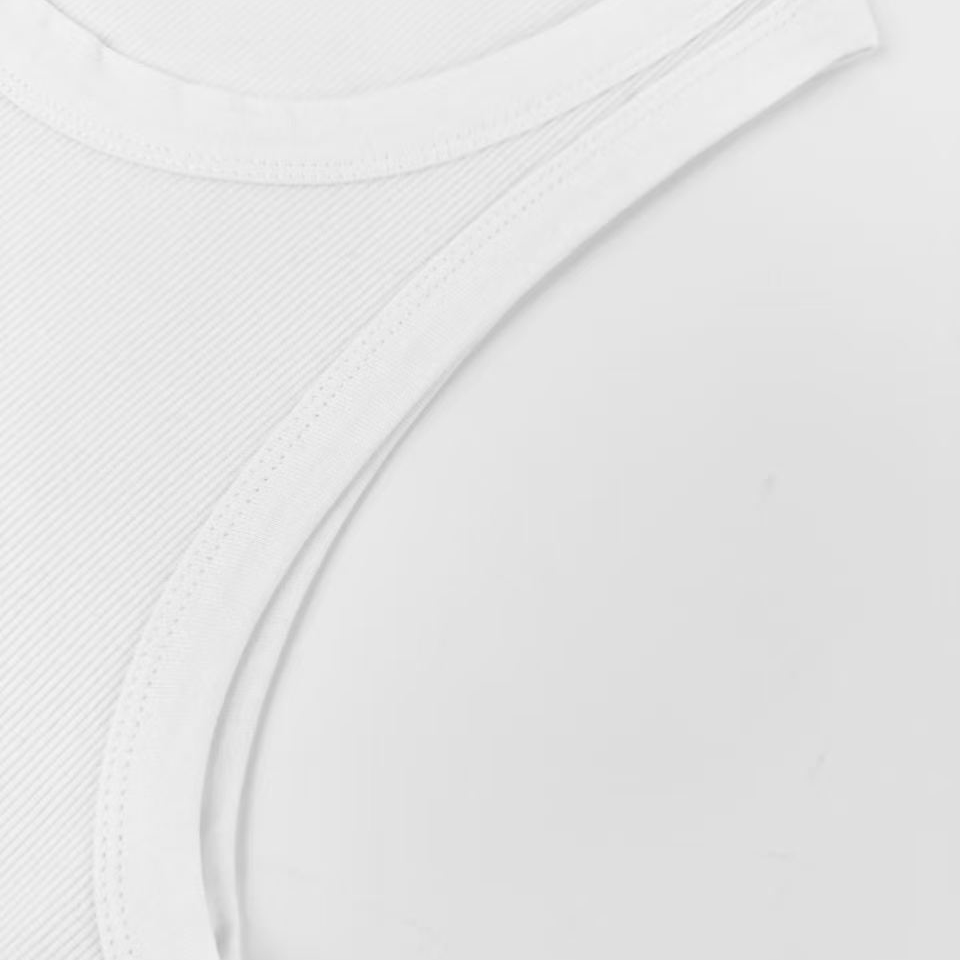 AMI Paris Cotton Ami De Coeur Tanktop - DesignerGu