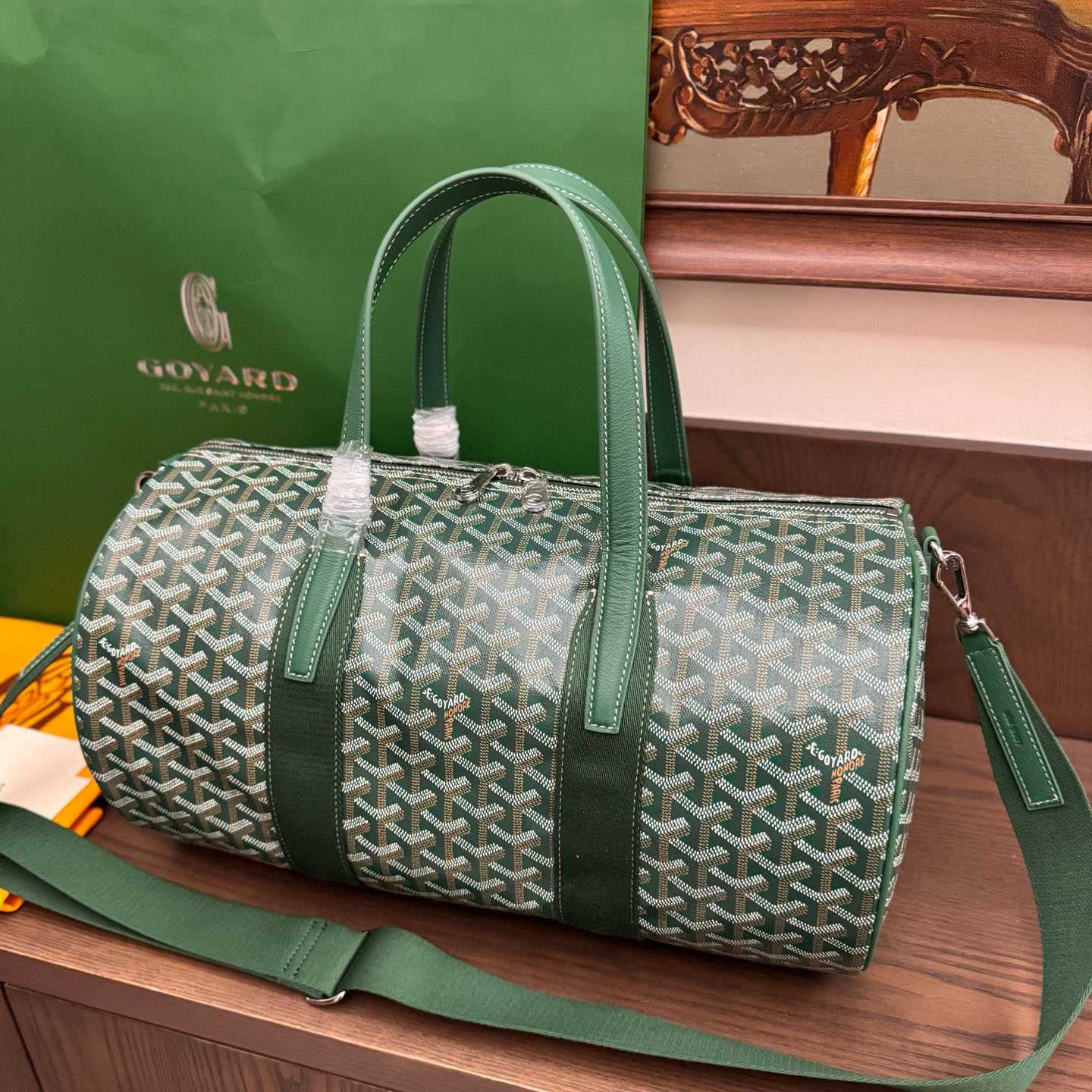 Goyard Barrel 40 Sports Bag - DesignerGu