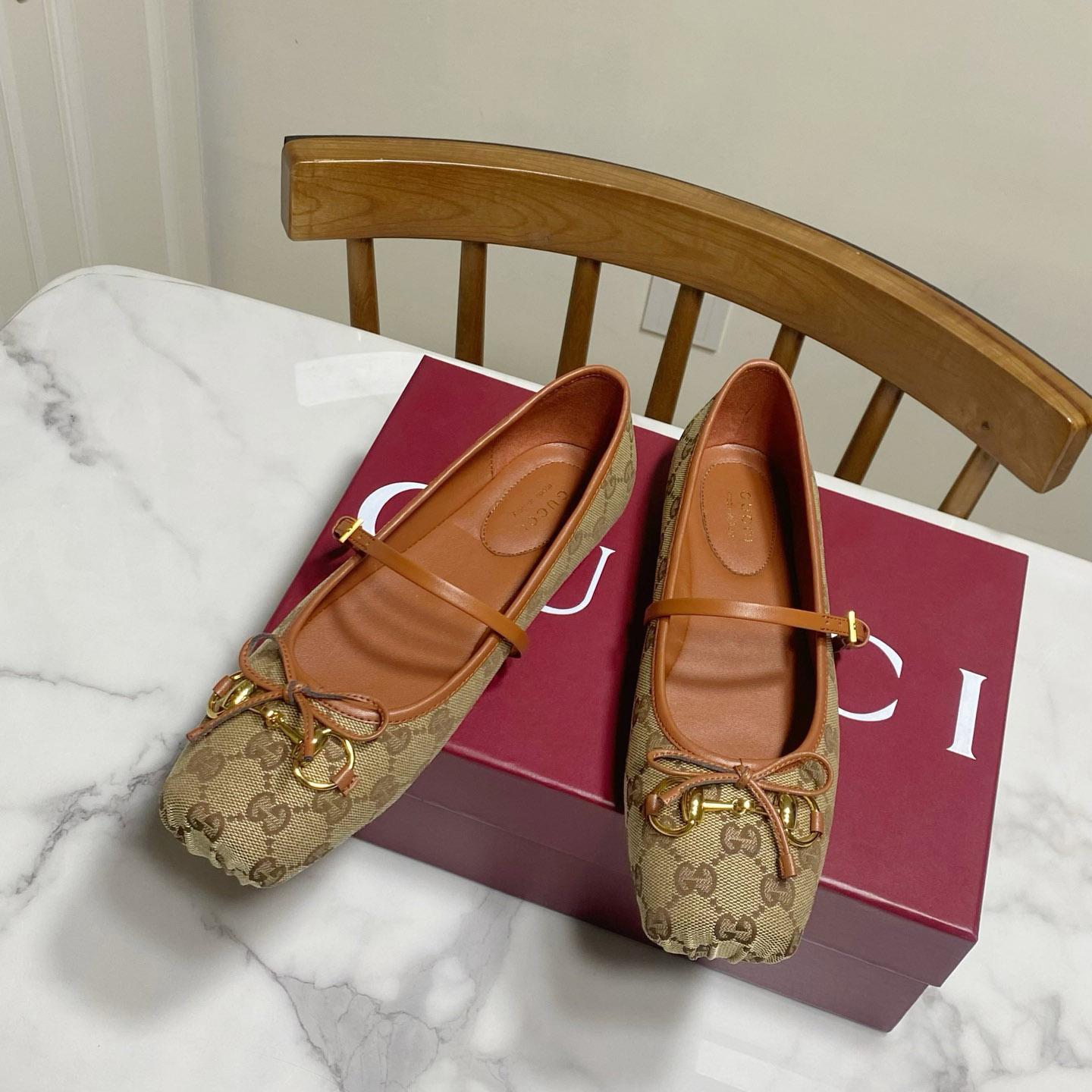 Gucci Horsebit Ballet Flat - DesignerGu