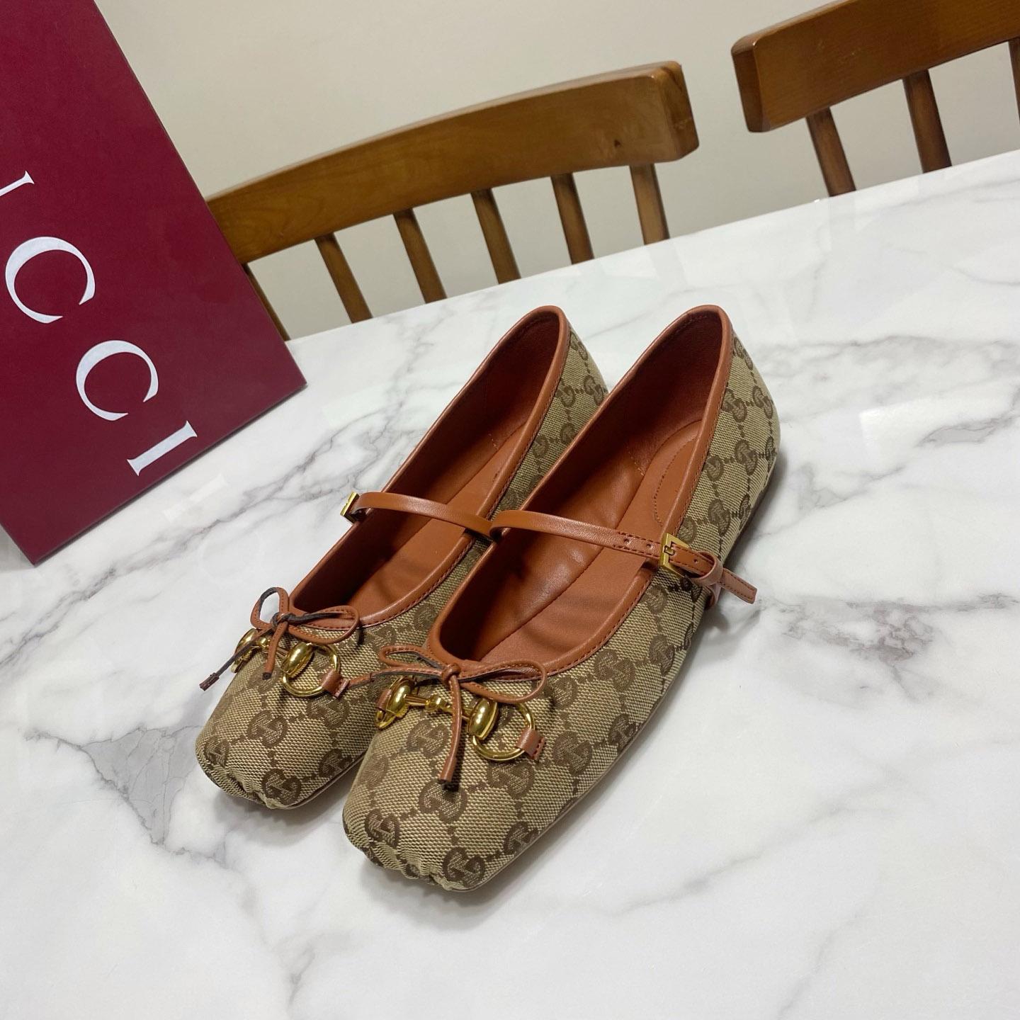 Gucci Horsebit Ballet Flat - DesignerGu
