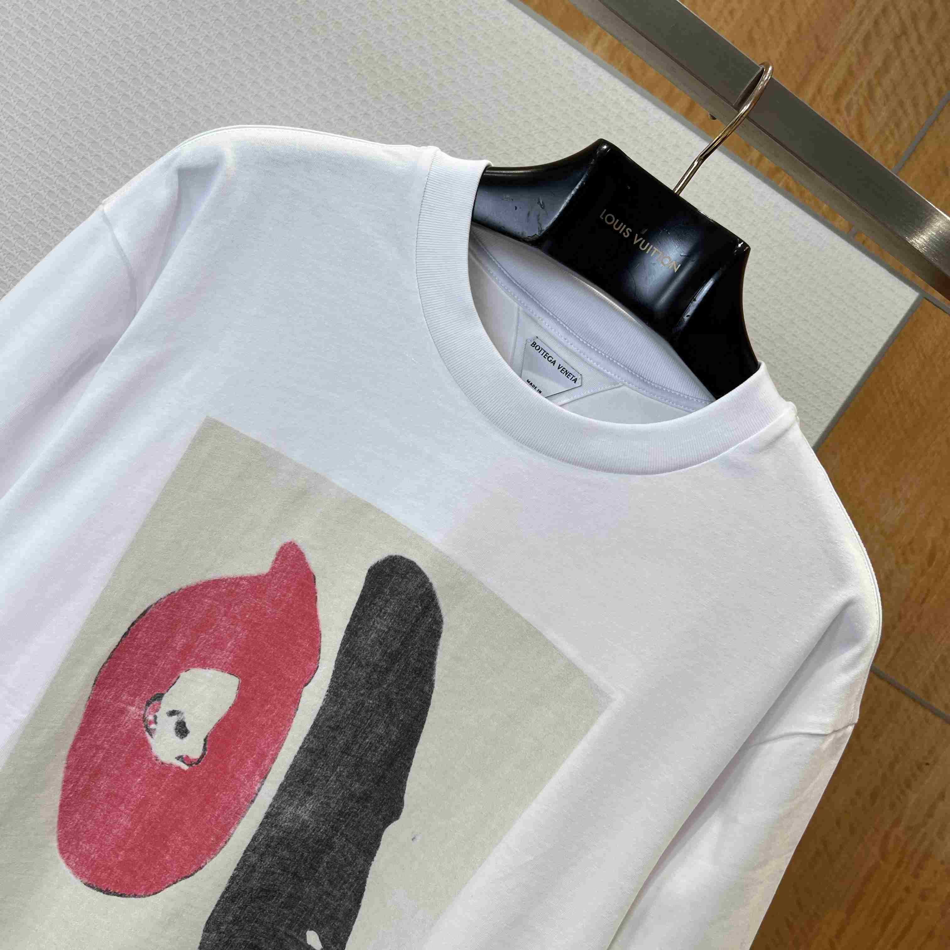 Bottega Veneta Cotton Jersey Printed T-Shirt - DesignerGu