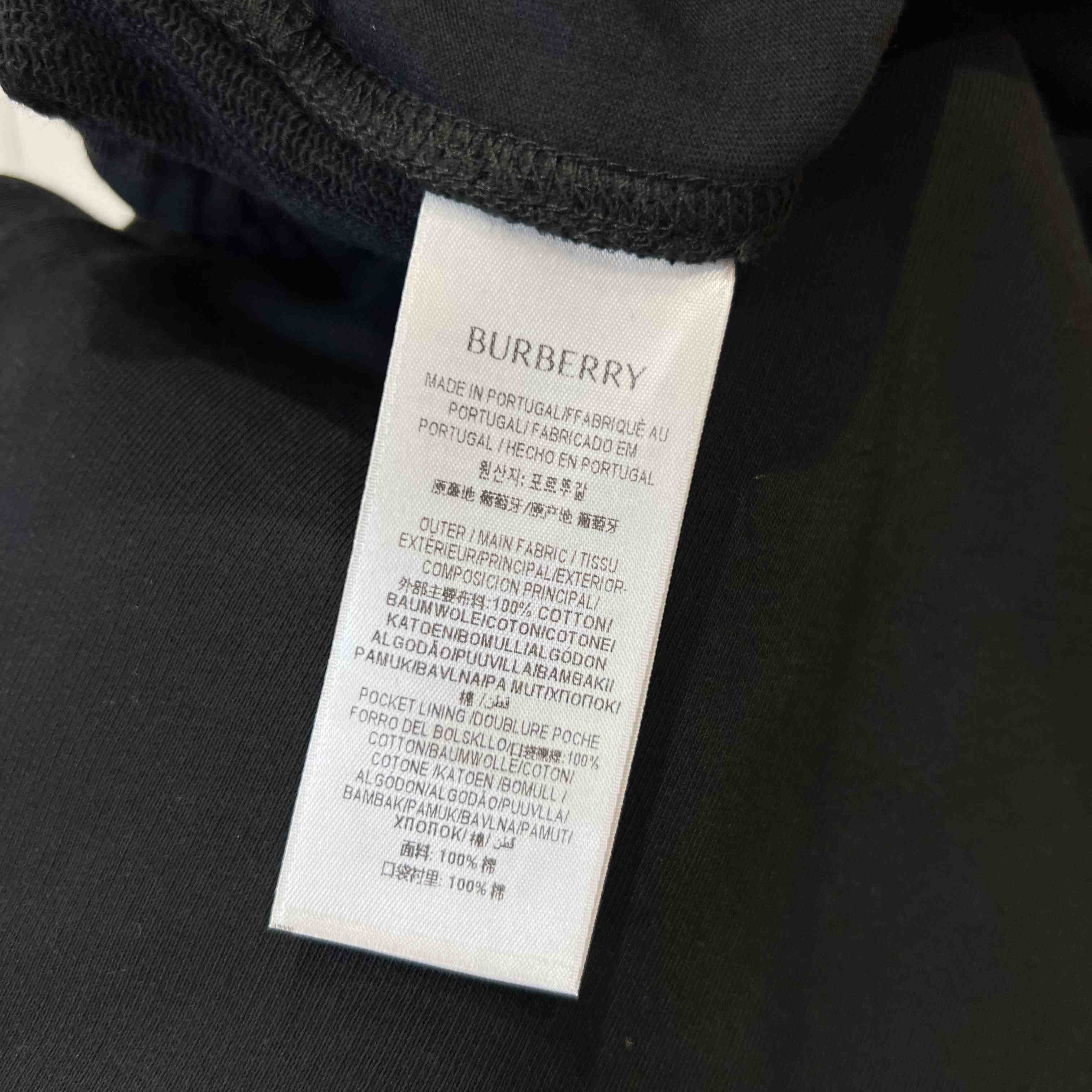 Burberry Knight Stamp Cotton Shorts - DesignerGu