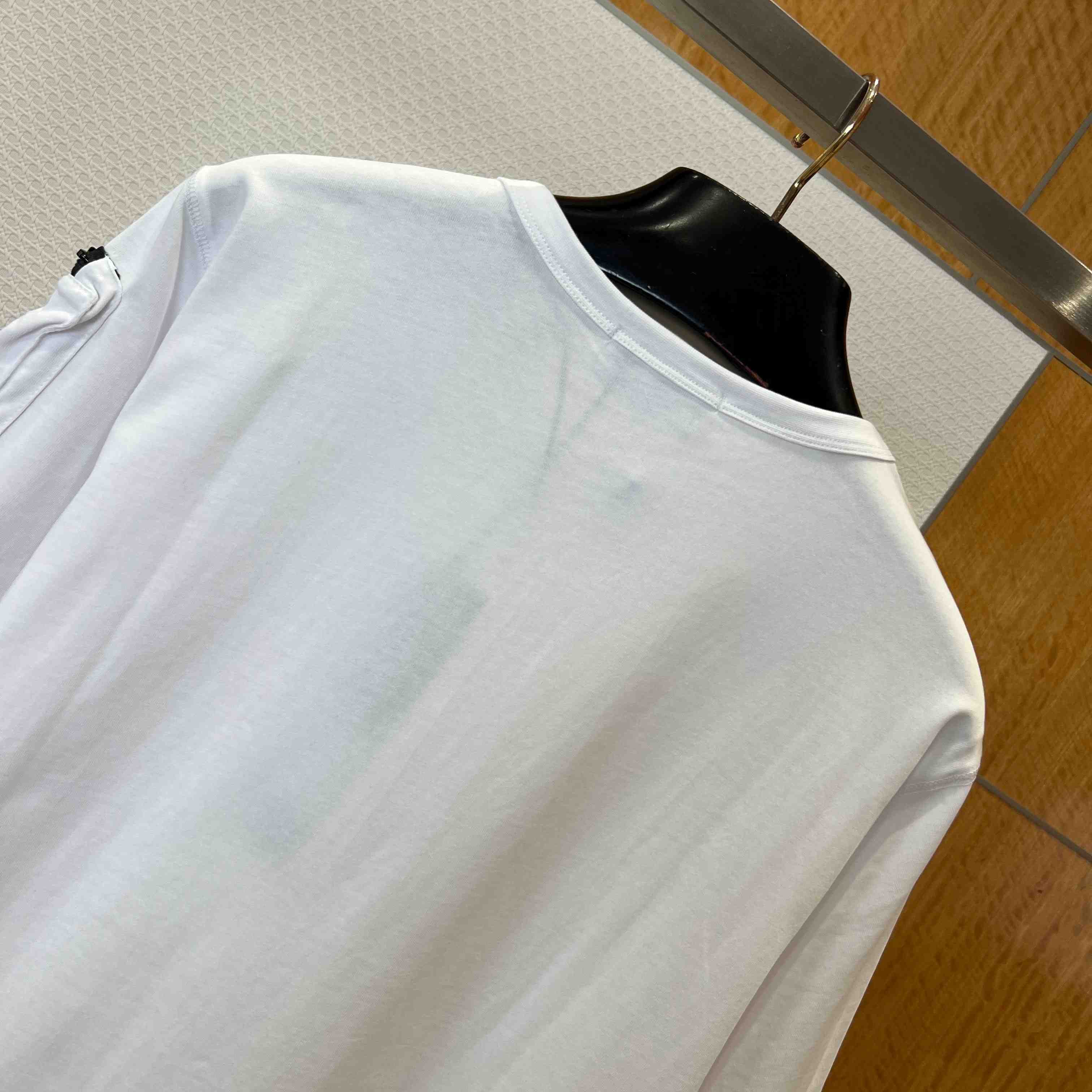 Stone Island Short-Sleeved Cotton T-shirt - DesignerGu