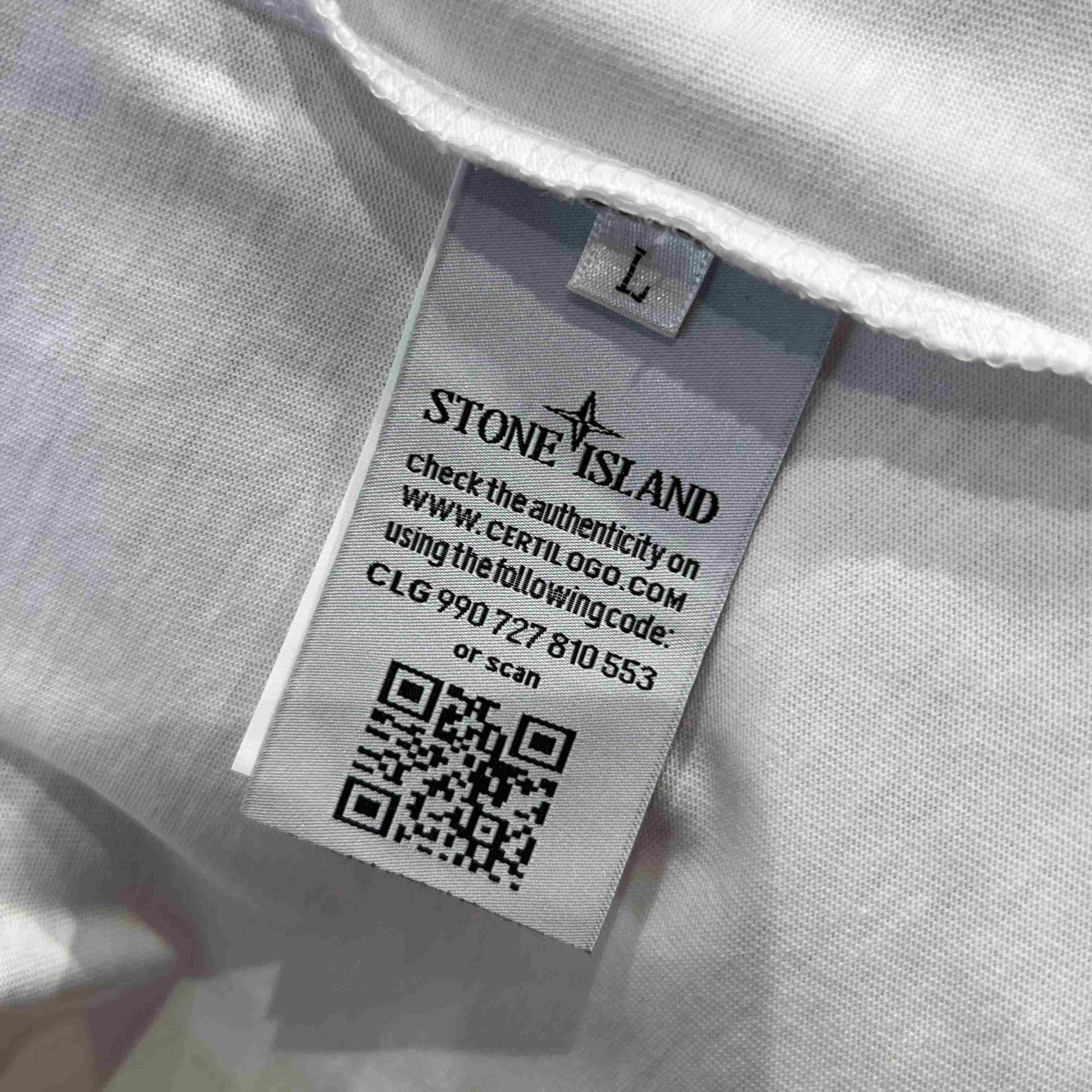 Stone Island Short-Sleeved Cotton T-shirt - DesignerGu
