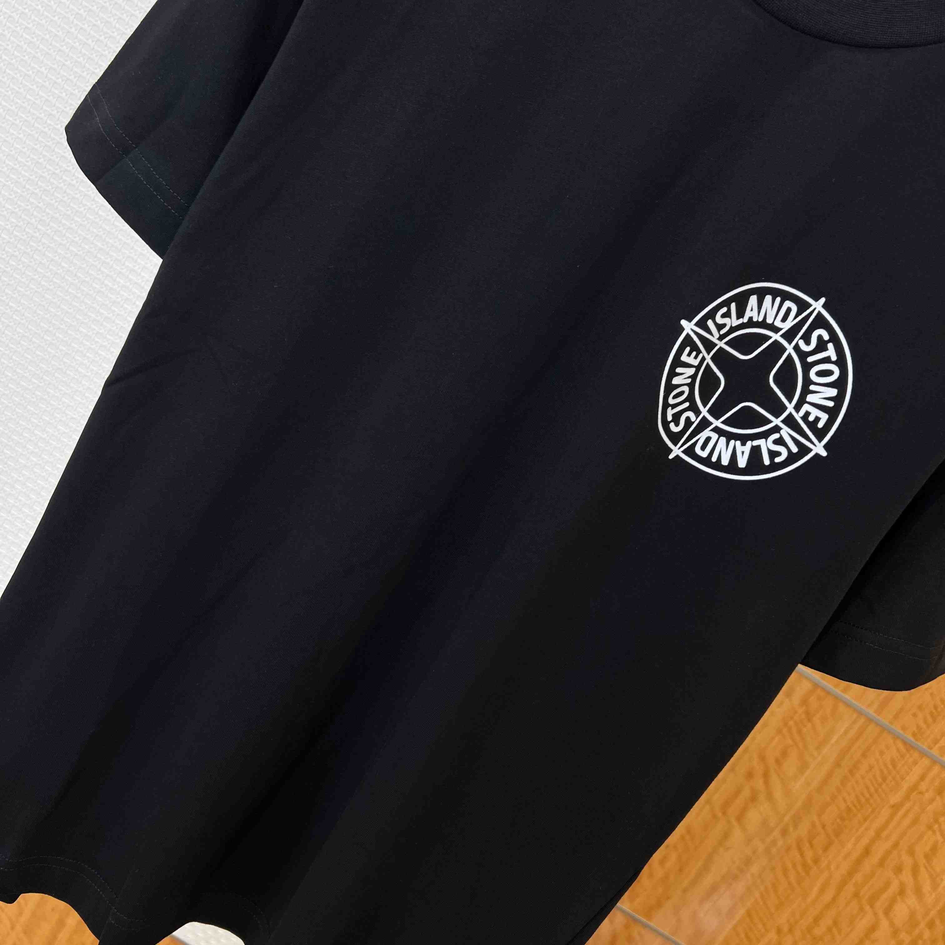 Stone Island Cotton Logo T-shirt - DesignerGu