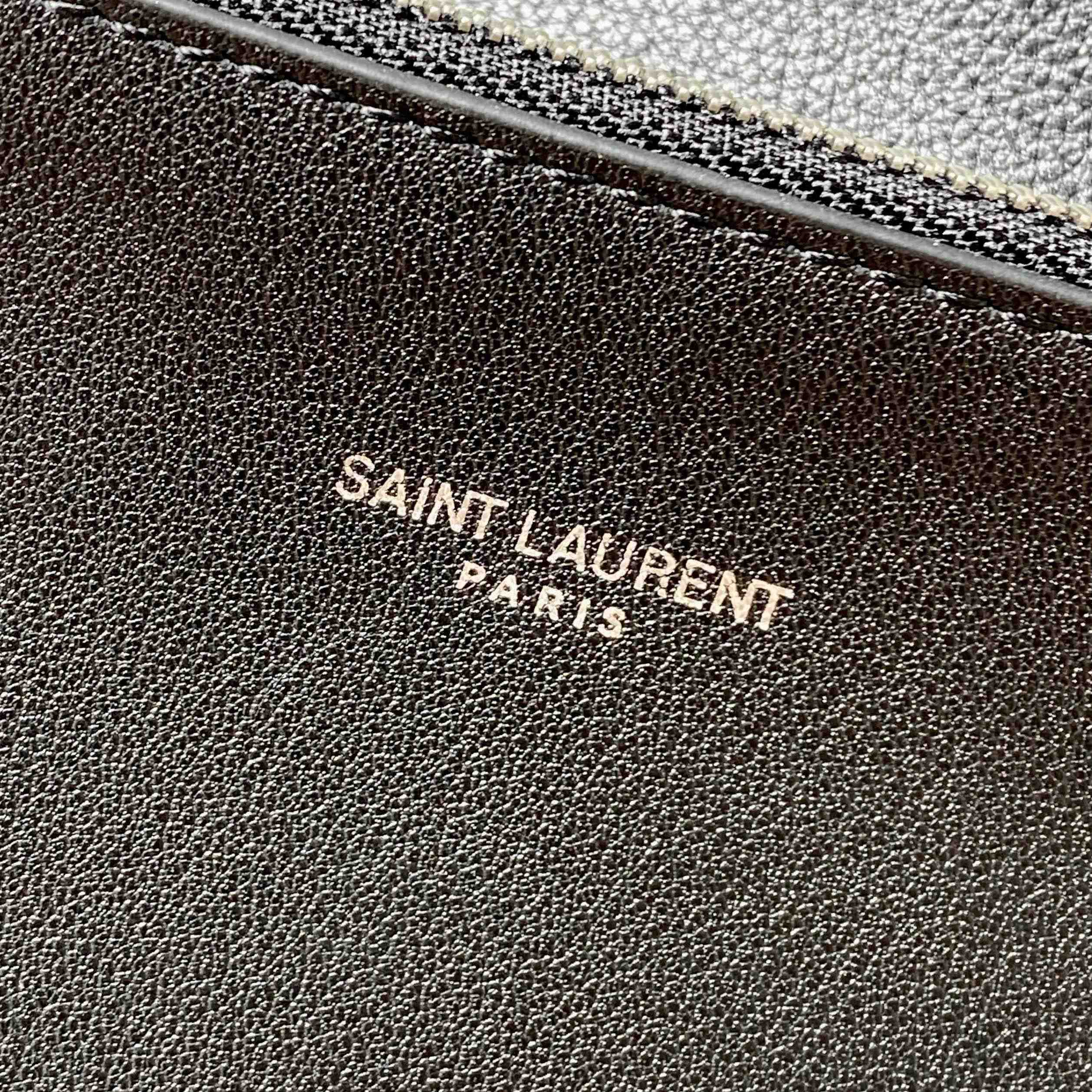 Saint Laurent LE 5 À 7 Supple Small In Grained Leather - DesignerGu