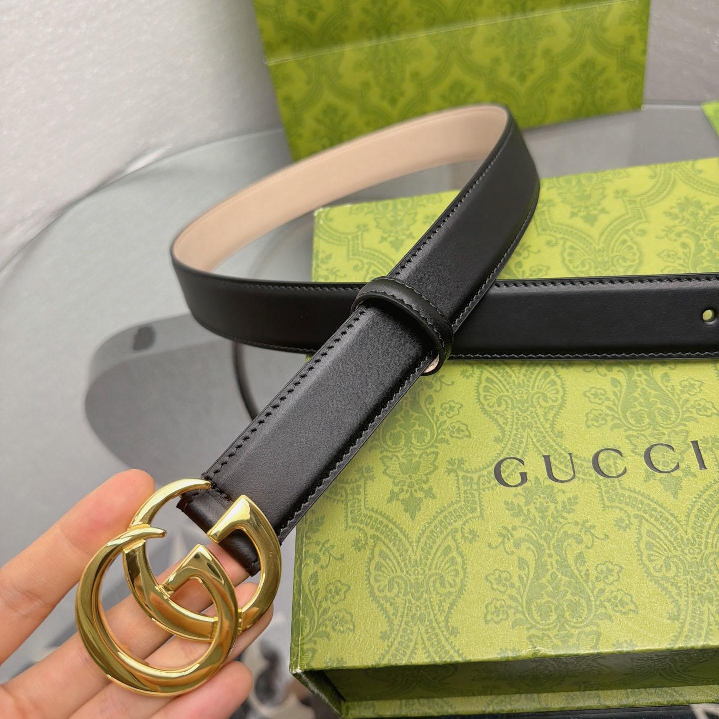 Gucci  Flat Marmont Belt - DesignerGu