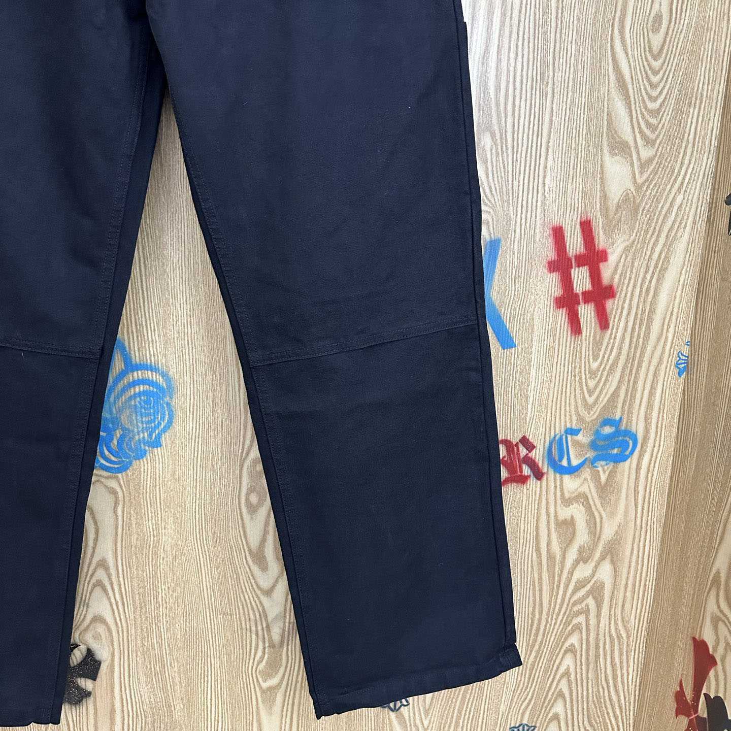 Chrome Hearts Cross Patch Double Knee Carpenter Pants - DesignerGu