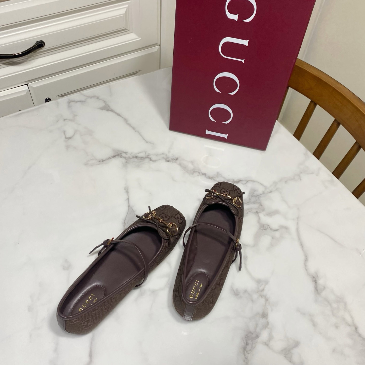 Gucci Horsebit Ballet Flat - DesignerGu